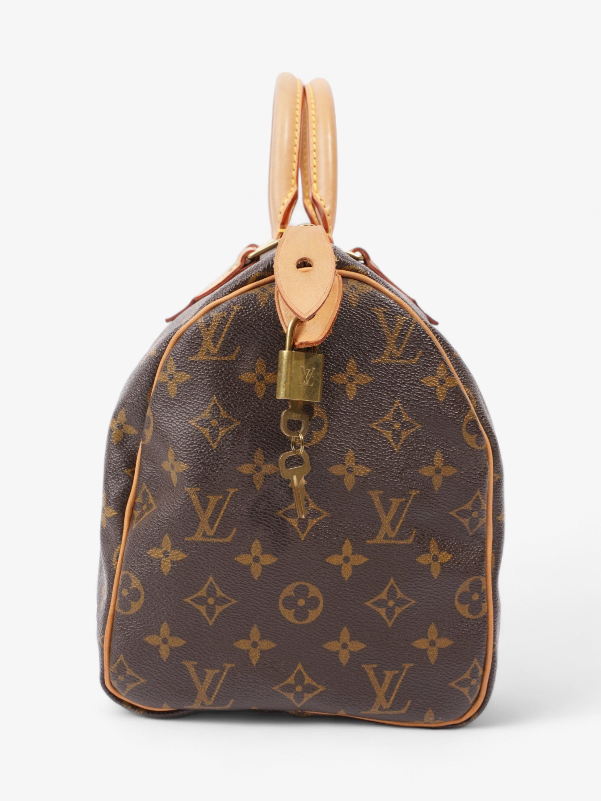 Louis Vuitton Speedy 30 Coated Monogram Canvas Coated Canvas Apparel Canvas 1