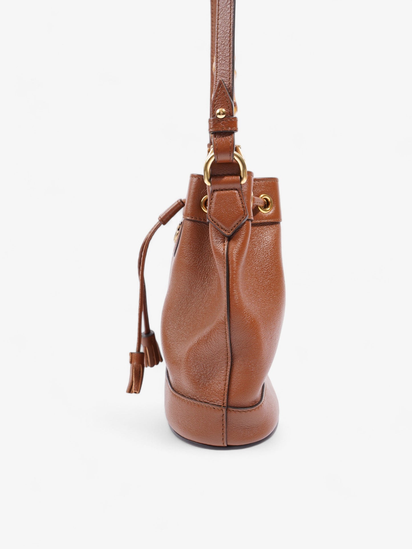 Gucci Diana Bucket Bag Leather Brown Shoulder Bag