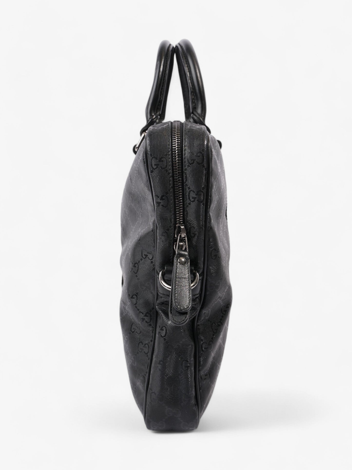 Gucci Briefcase Supreme Travel Bag Canvas Black