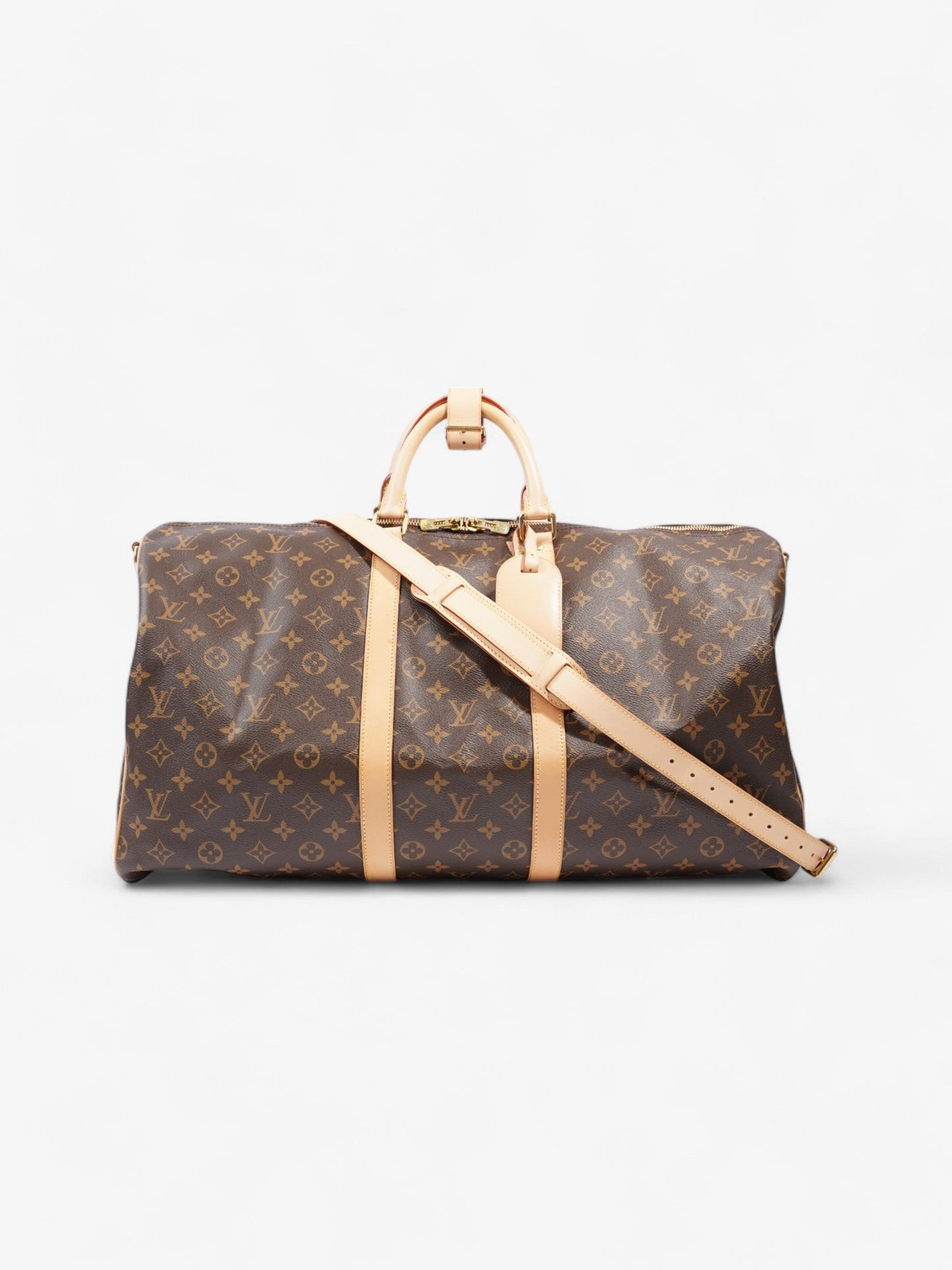 Louis Vuitton Keepall Bandouliere Coated 55 Monogram Canvas Coated Canvas Apparel