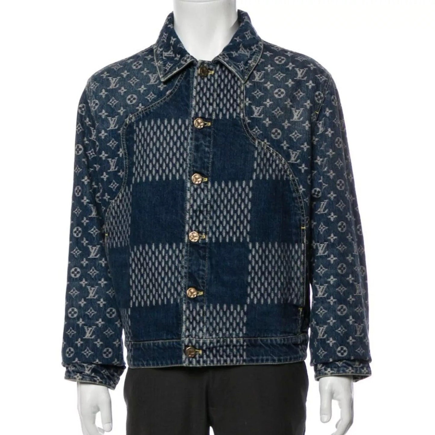 Louis Vuitton X NIGO GIANT WAVES MNGM DENIM Damier Apparel