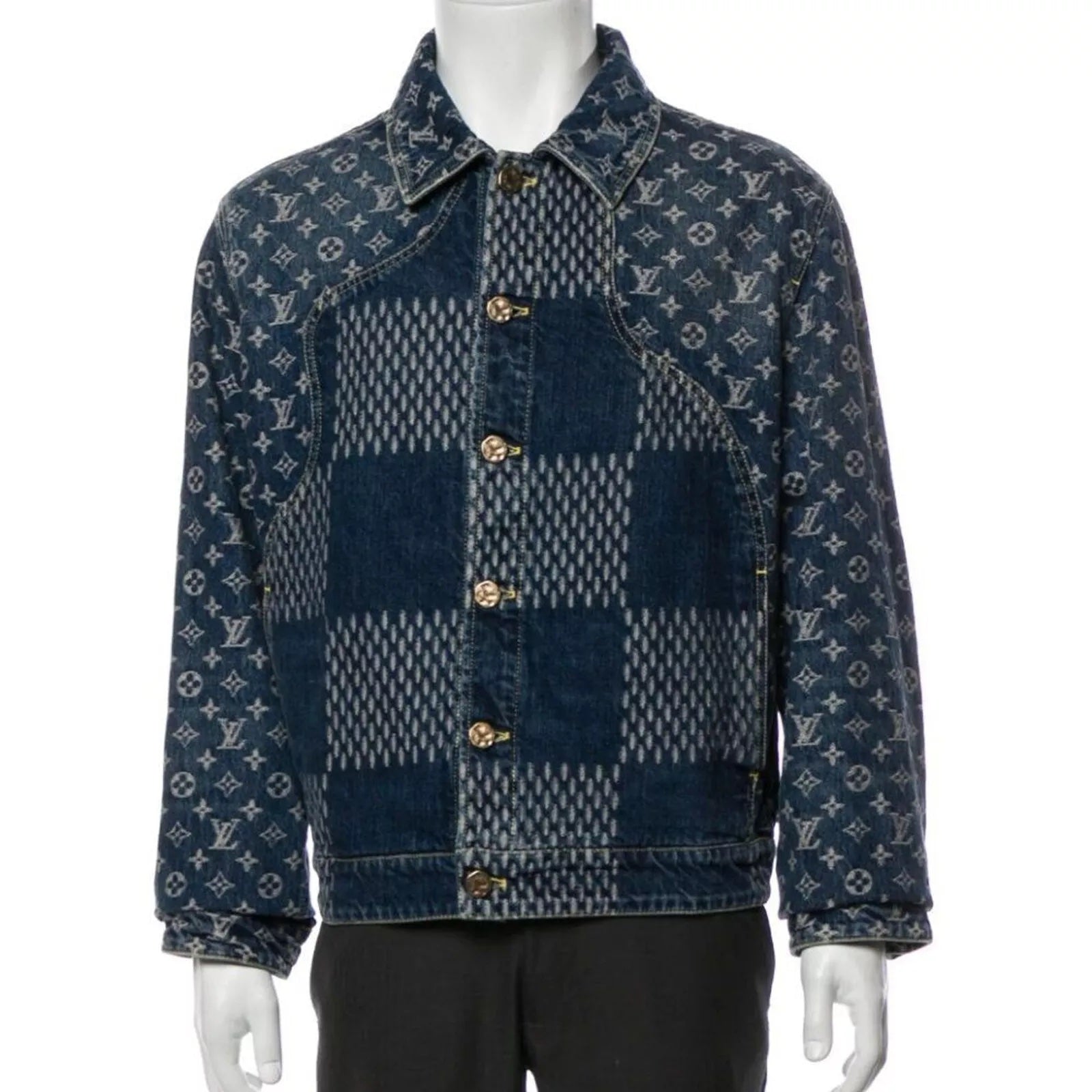 Louis Vuitton X NIGO GIANT WAVES MNGM DENIM Damier Apparel