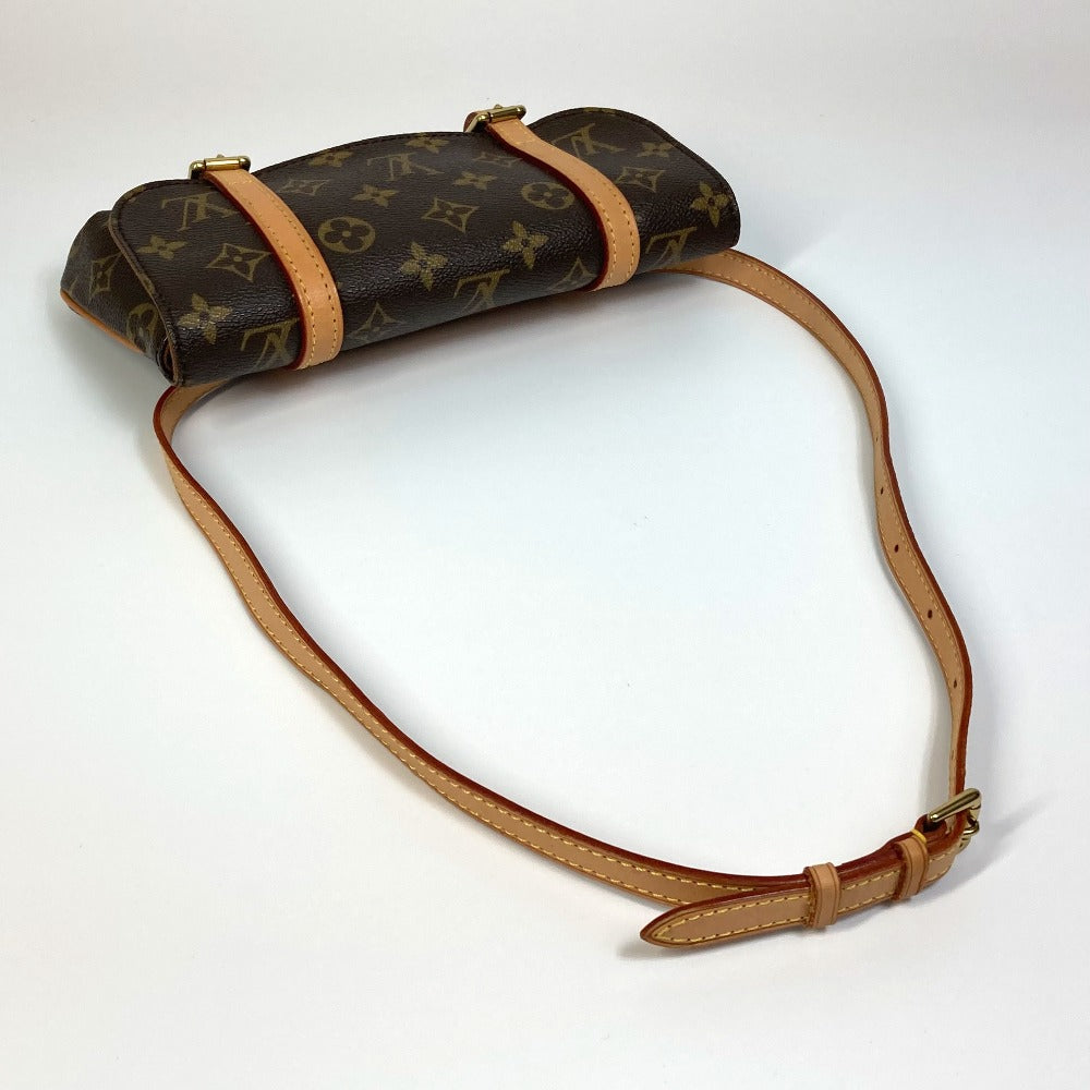 Louis Vuitton Waist M51159 Pochette Marrell Monogram Canvas Brown Clutch Bag