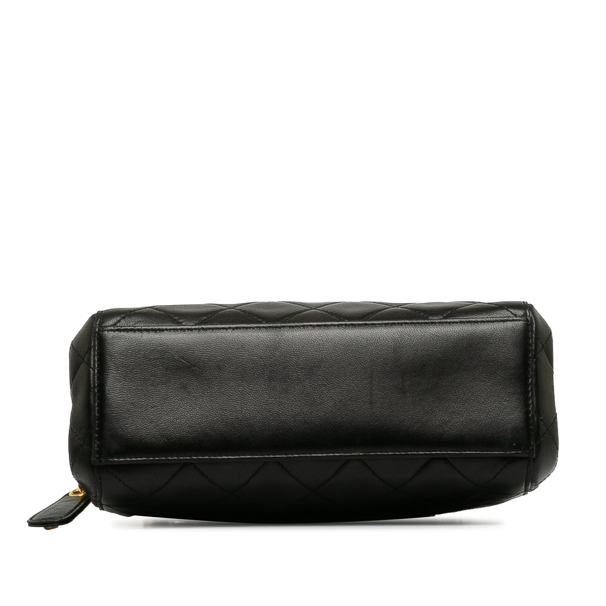 CHANEL Quilted CC Lambskin Shoulder Bag