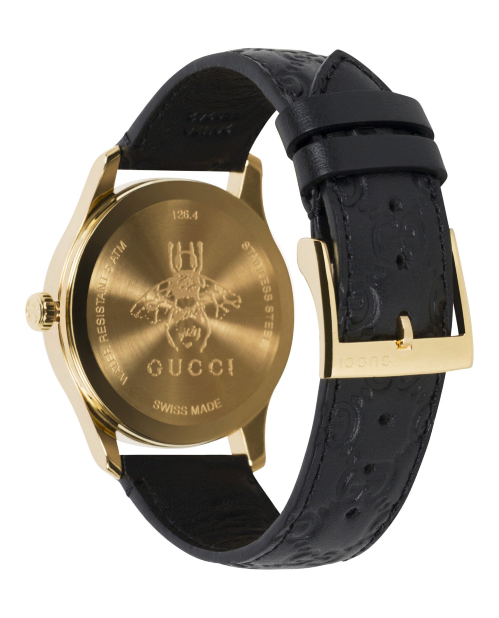 Gucci Womens Gold 38mm Strap Fashion Watch
