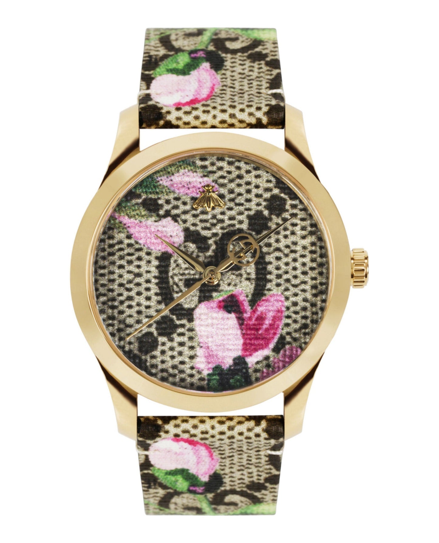 Gucci Womens Gold 38mm Strap Fashion Watch