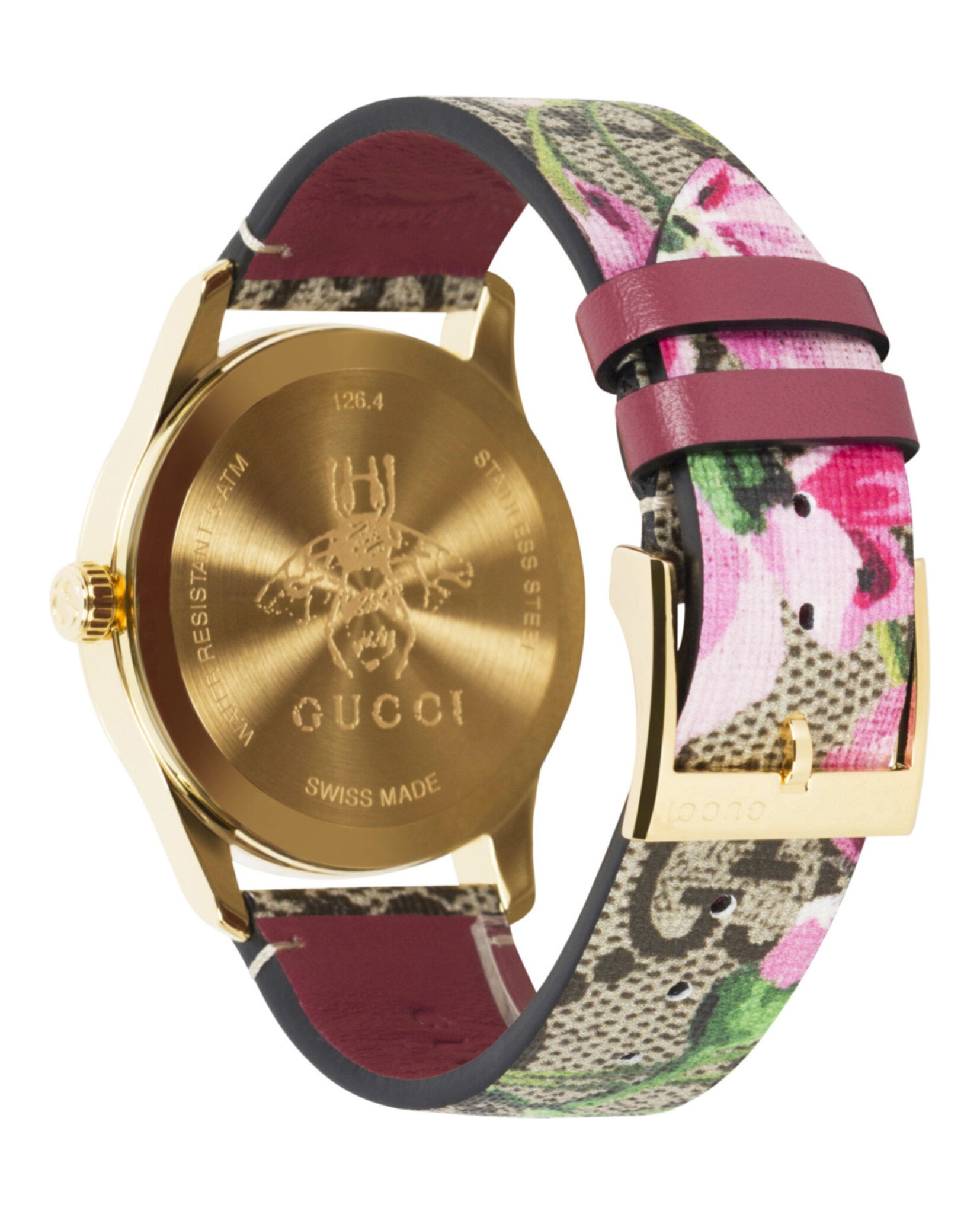 Gucci Womens Gold 38mm Strap Fashion Watch