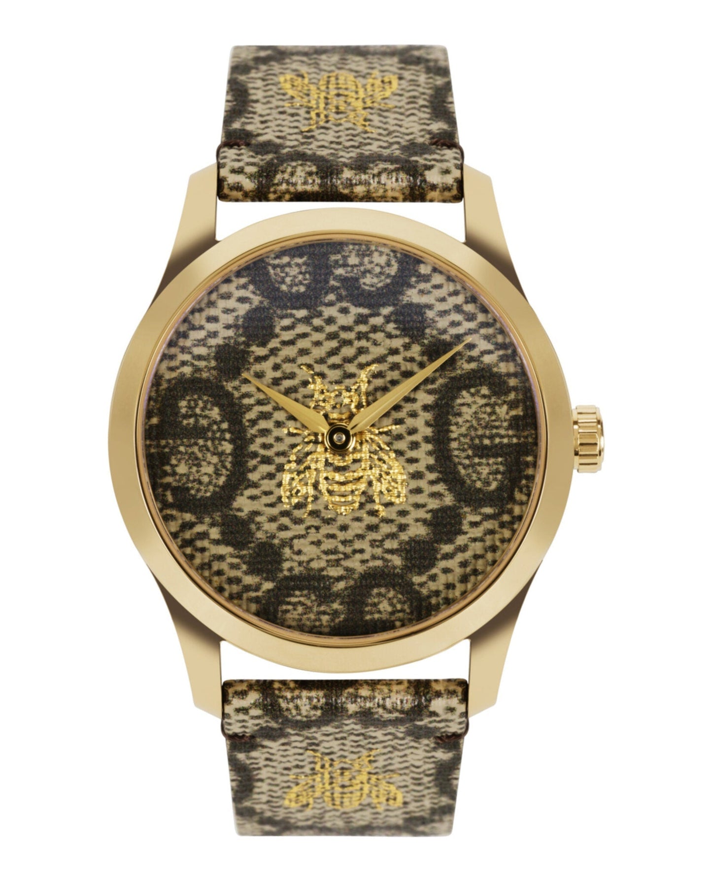 Gucci Womens Gold 38mm Strap Fashion Watch