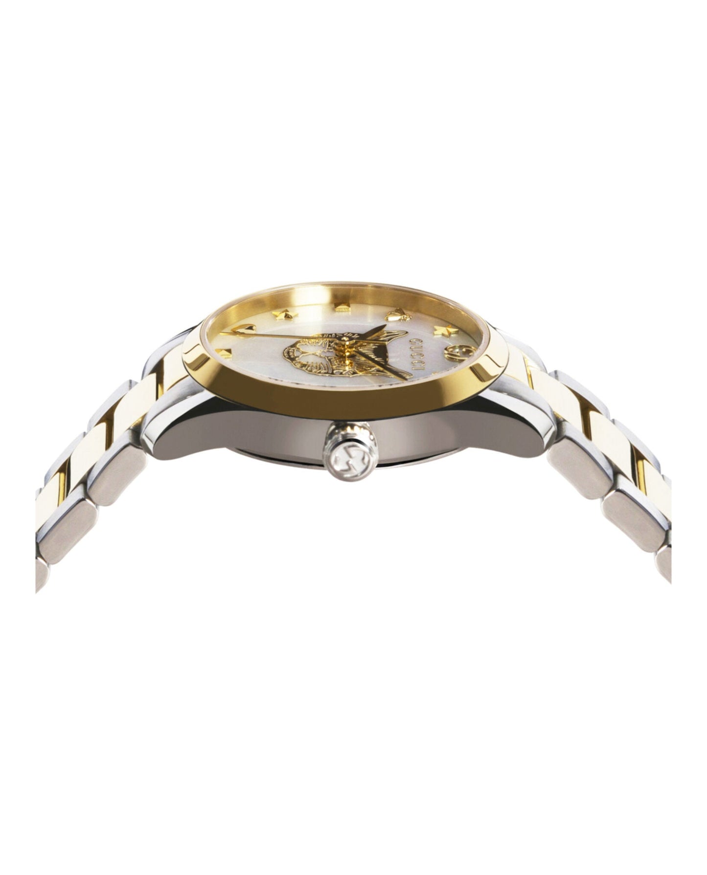 Gucci Womens Two Tone 27mm Bracelet Fashion Watch