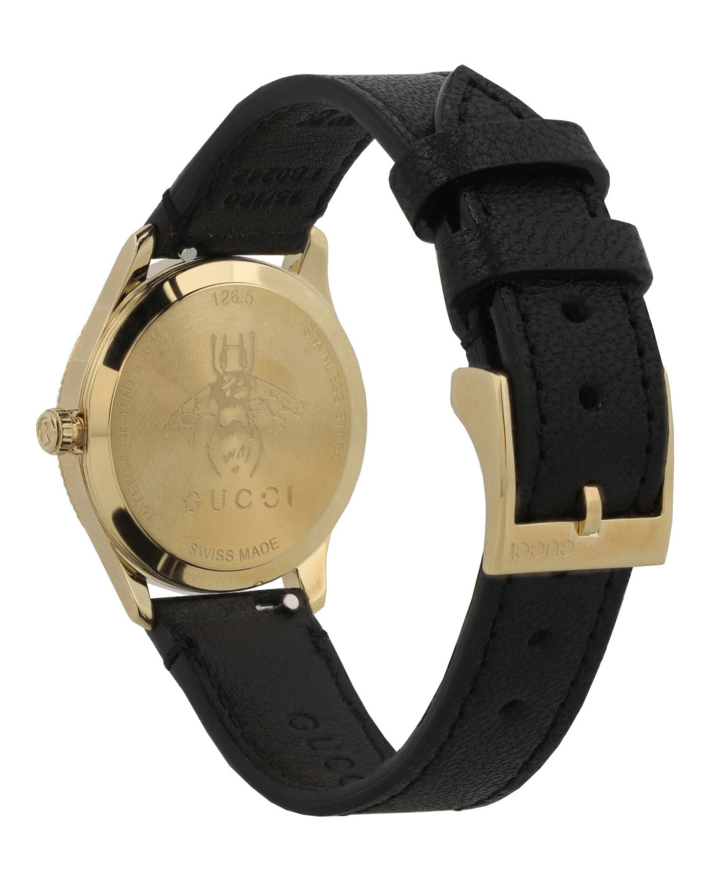 Gucci Womens Gold 29mm Strap Fashion Watch