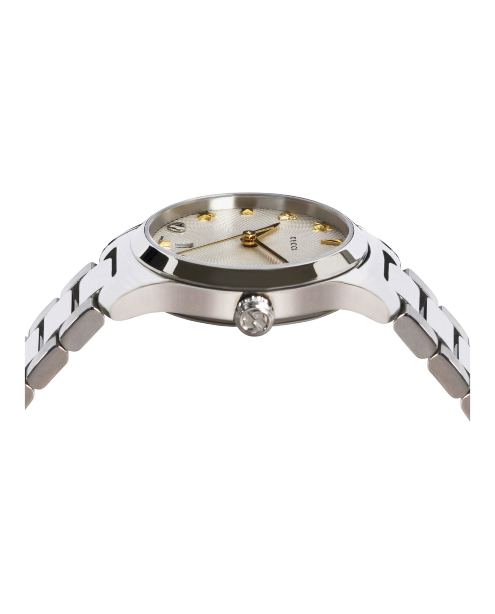Gucci Womens Stainless Steel 27mm Bracelet Fashion Watch
