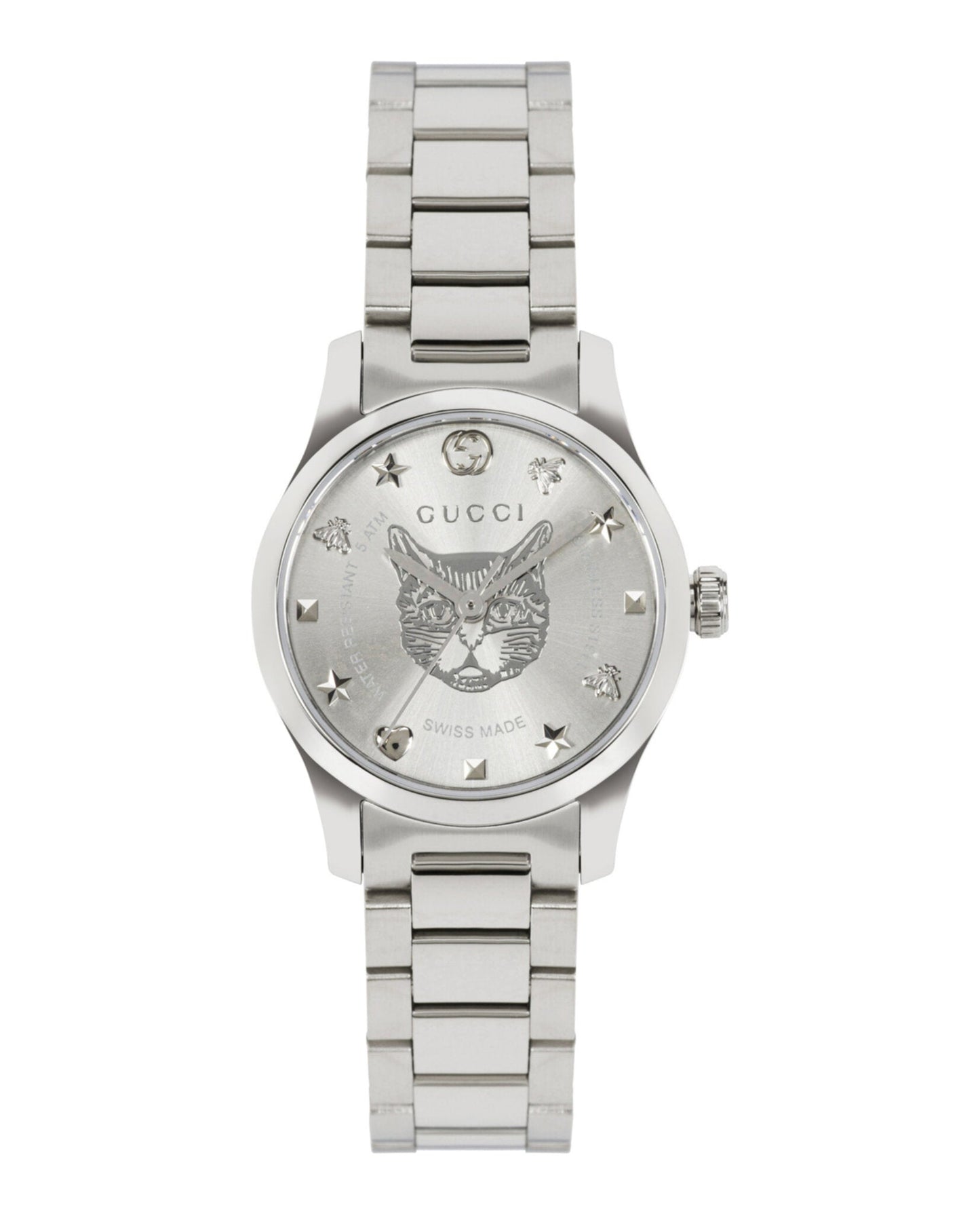 Gucci Womens Stainless Steel 27mm Bracelet Fashion Watch