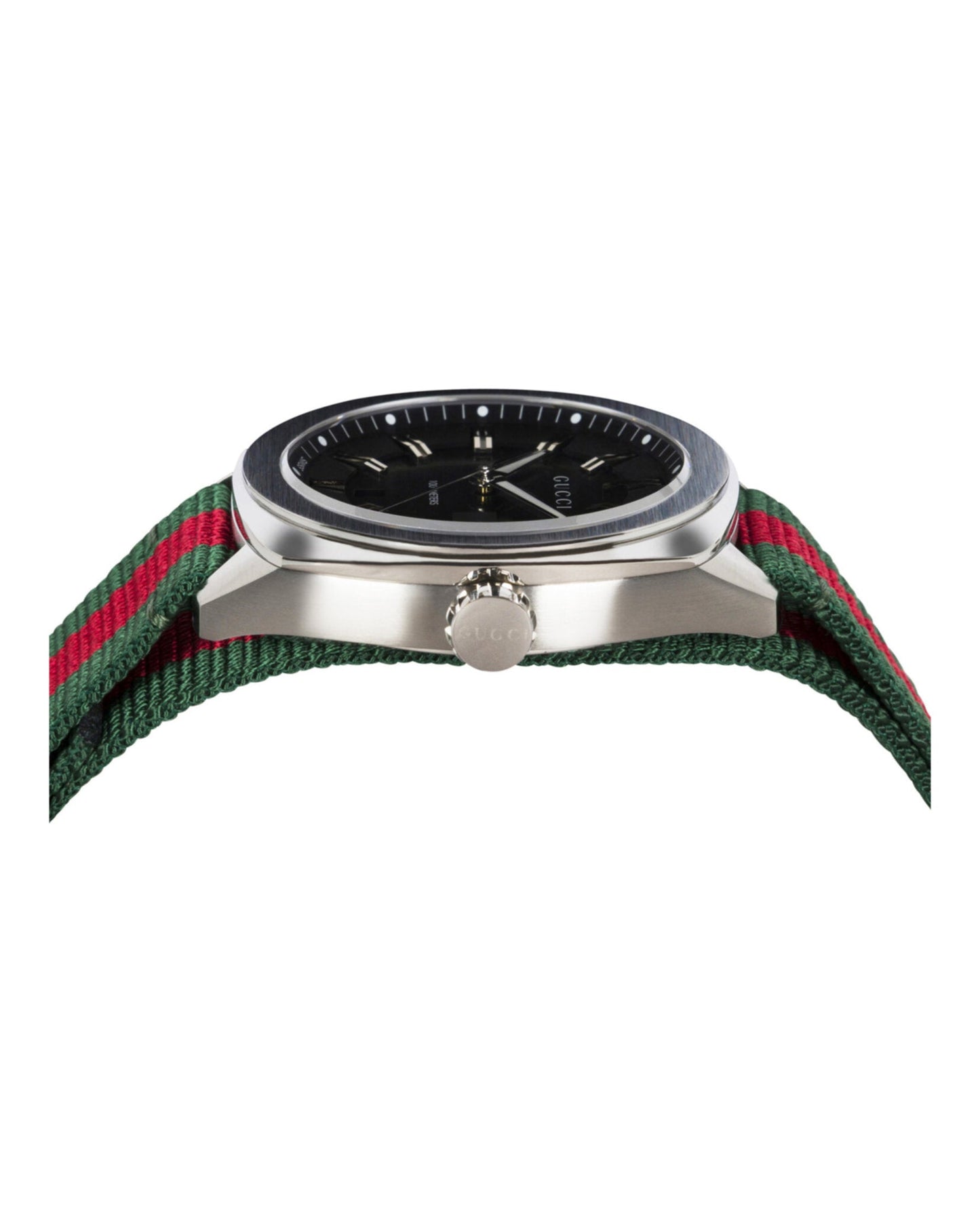 Gucci Mens Stainless Steel 41mm Strap Fashion Watch