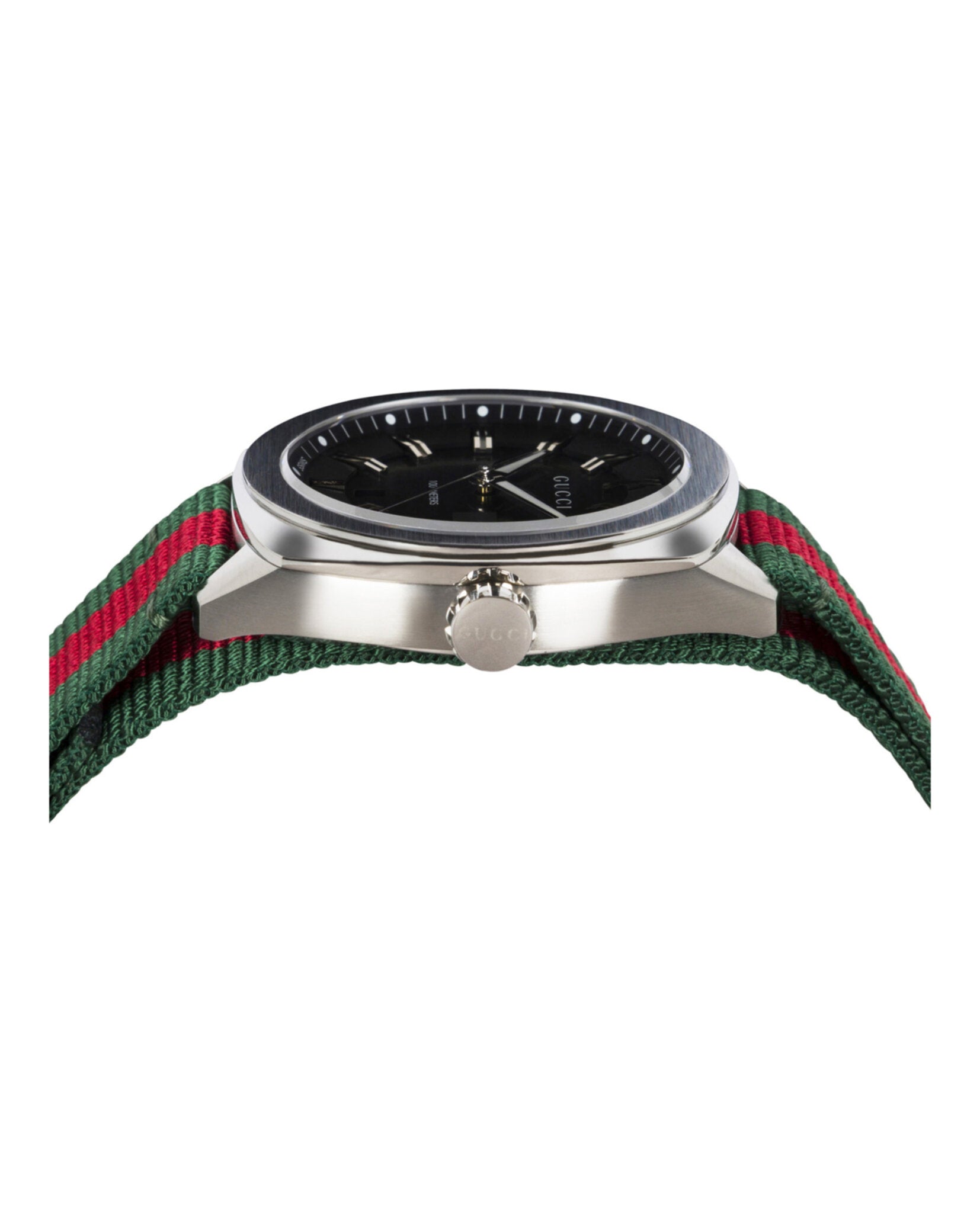 Gucci Mens Stainless Steel 41mm Strap Fashion Watch