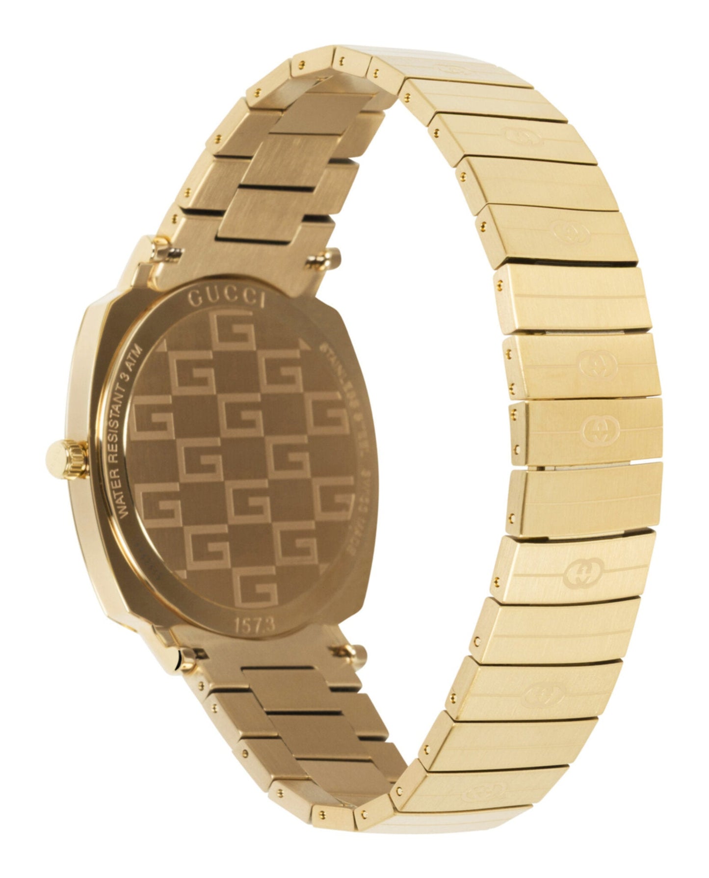 Gucci Unisex-Adult Gold 38mm Bracelet Fashion Watch