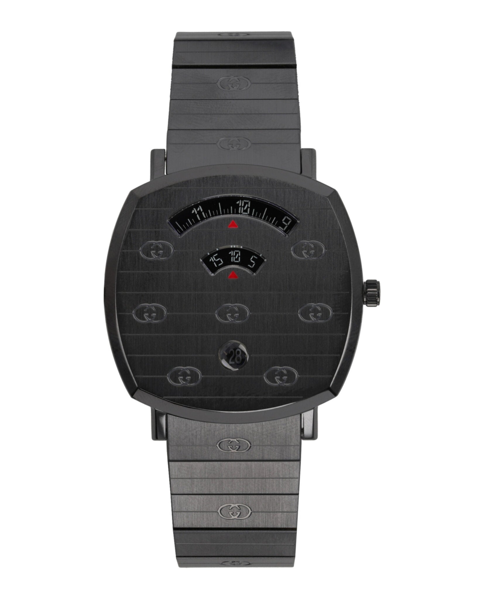 Gucci Mens Black 41mm Bracelet Fashion Watch