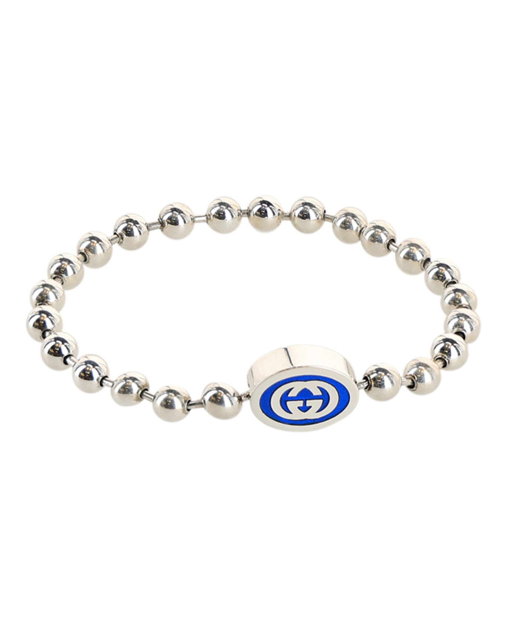 Gucci Womens Interlocking G Boule Chain Bracelet