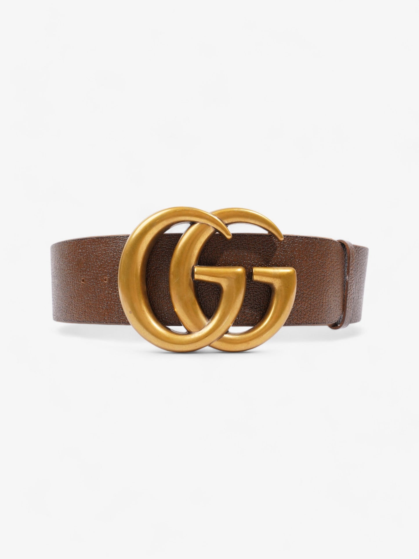 Gucci Marmont Extra Wide Belt Handbag Leather Brown Accessory