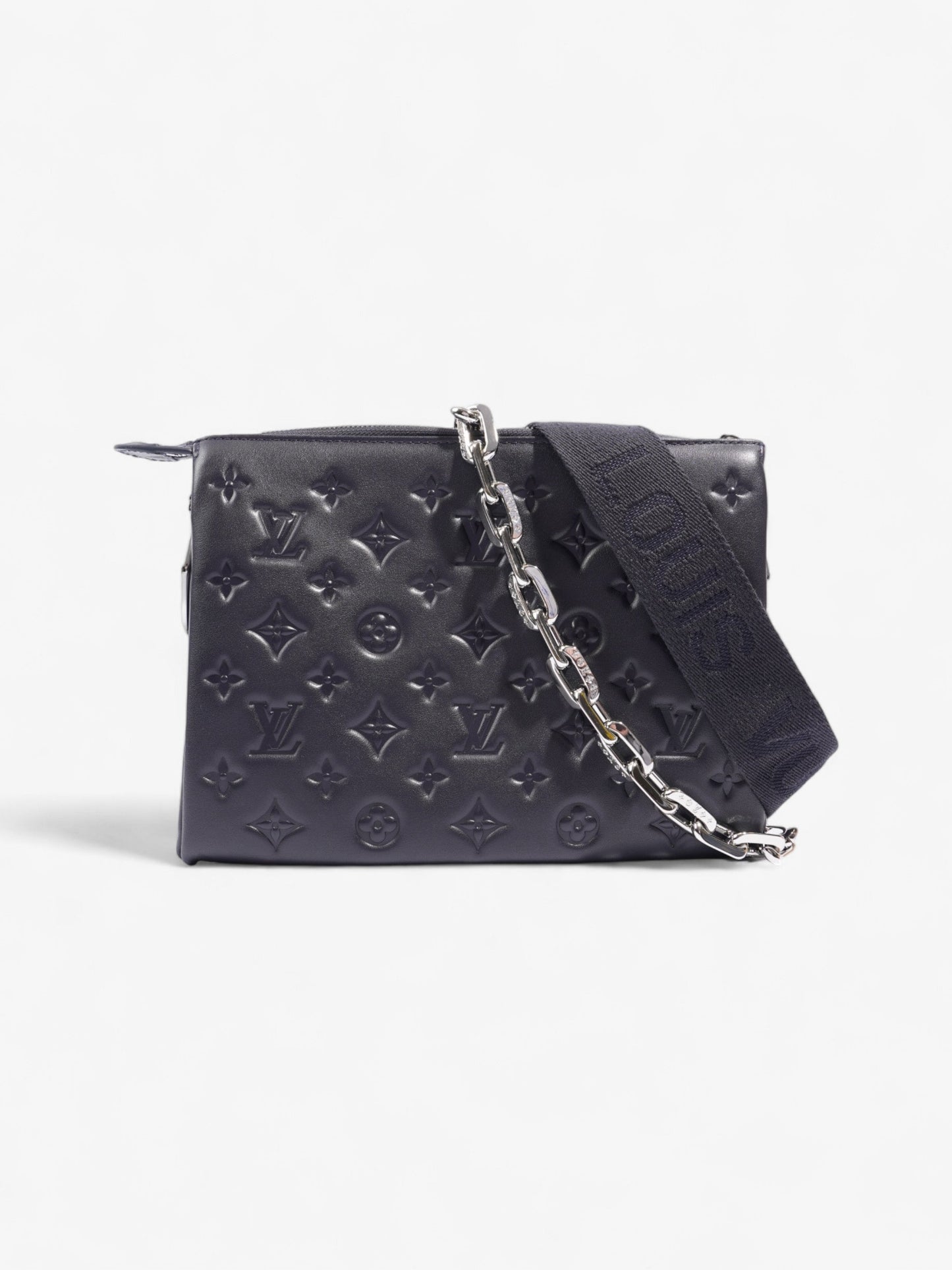 Louis Vuitton Coussin Navy PM Leather Lambskin Blue Handbag