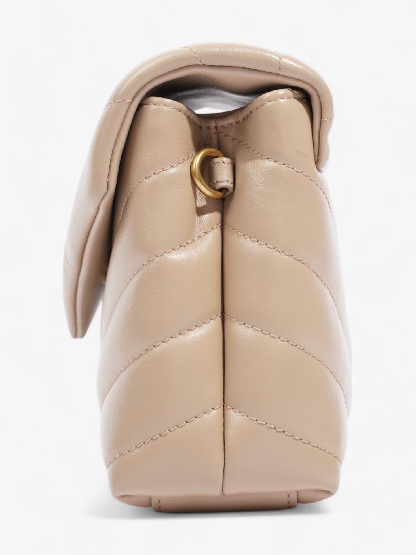 YSL Saint Laurent Lou Lou Crossbody Bag Leather Matelasse Beige