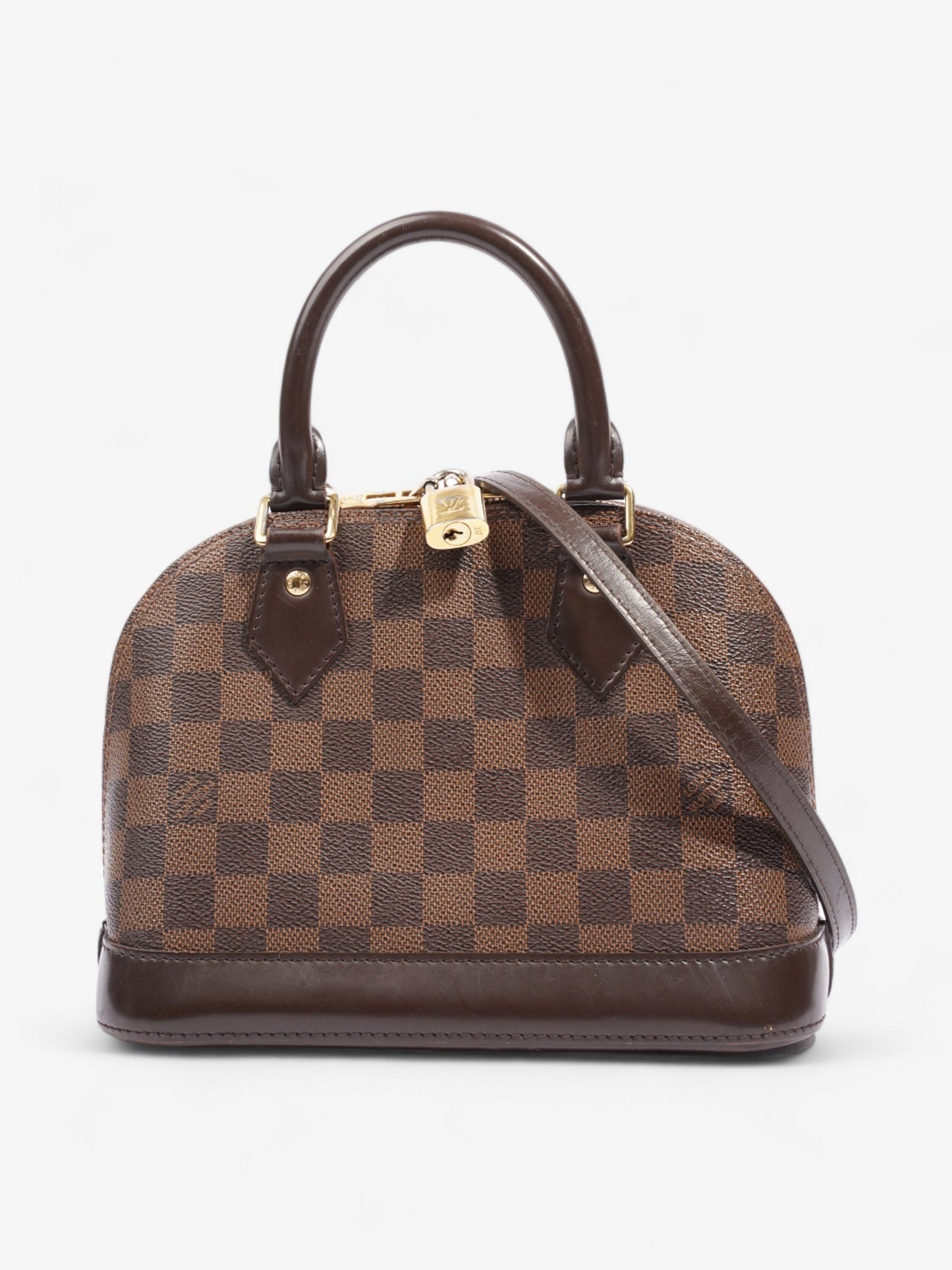 Louis Vuitton Alma BB Ebene Coated Damier Canvas Coated Canvas Apparel Canvas 3