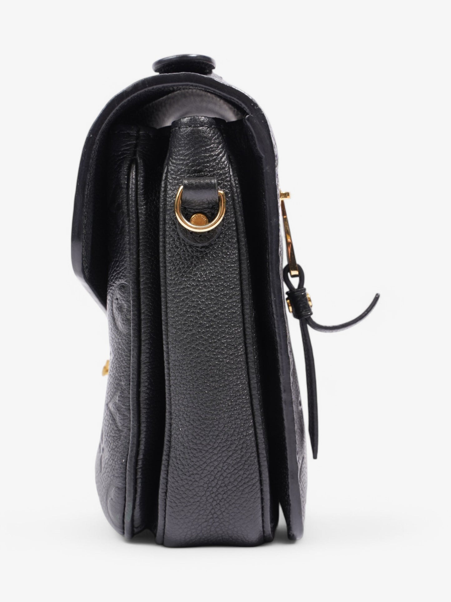 Louis Vuitton Pochette Metis Empreinte Leather Black Clutch Bag