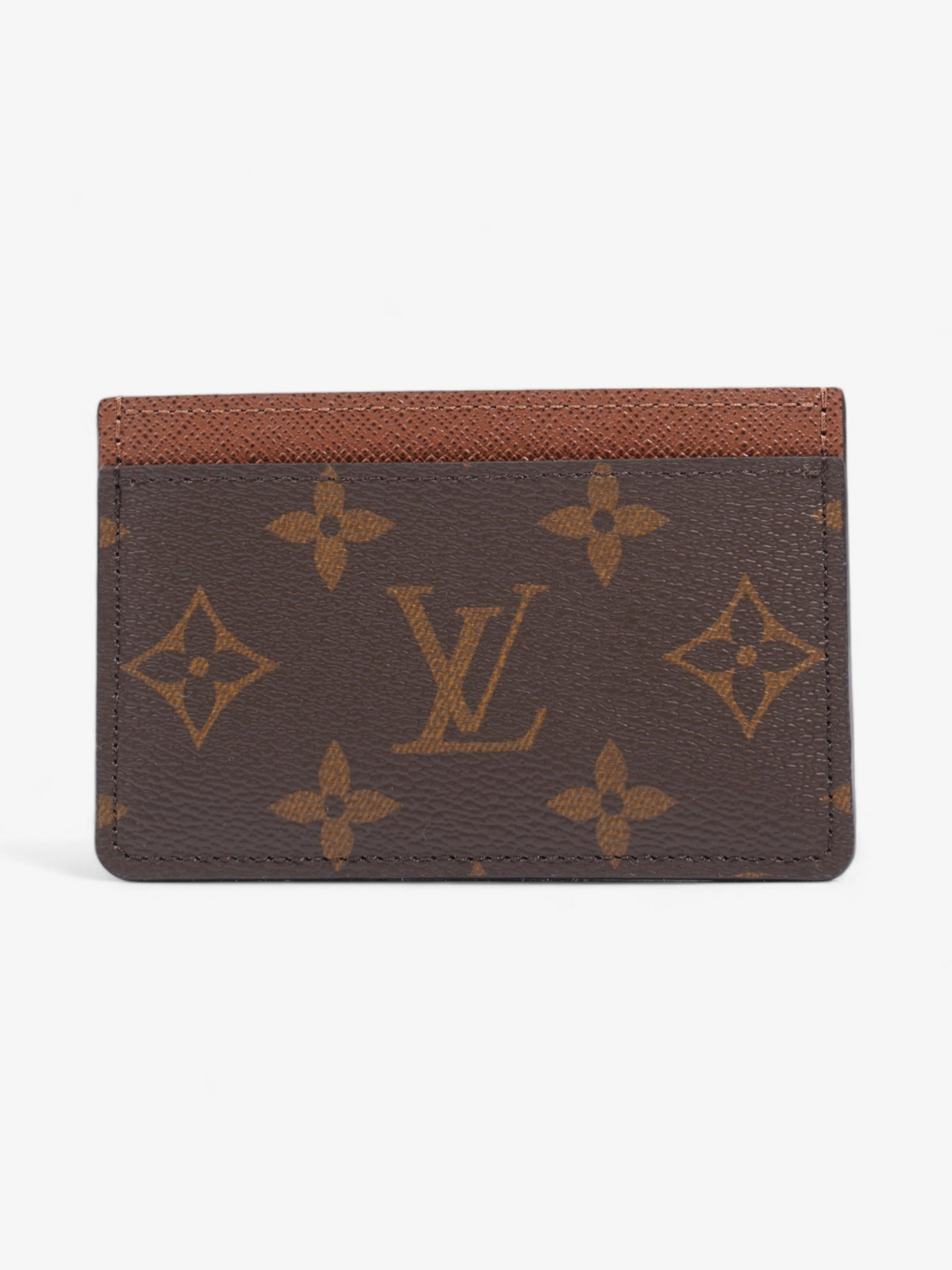 Louis Vuitton Card Holder Coated Monogram Canvas Coated Canvas Wallet Case