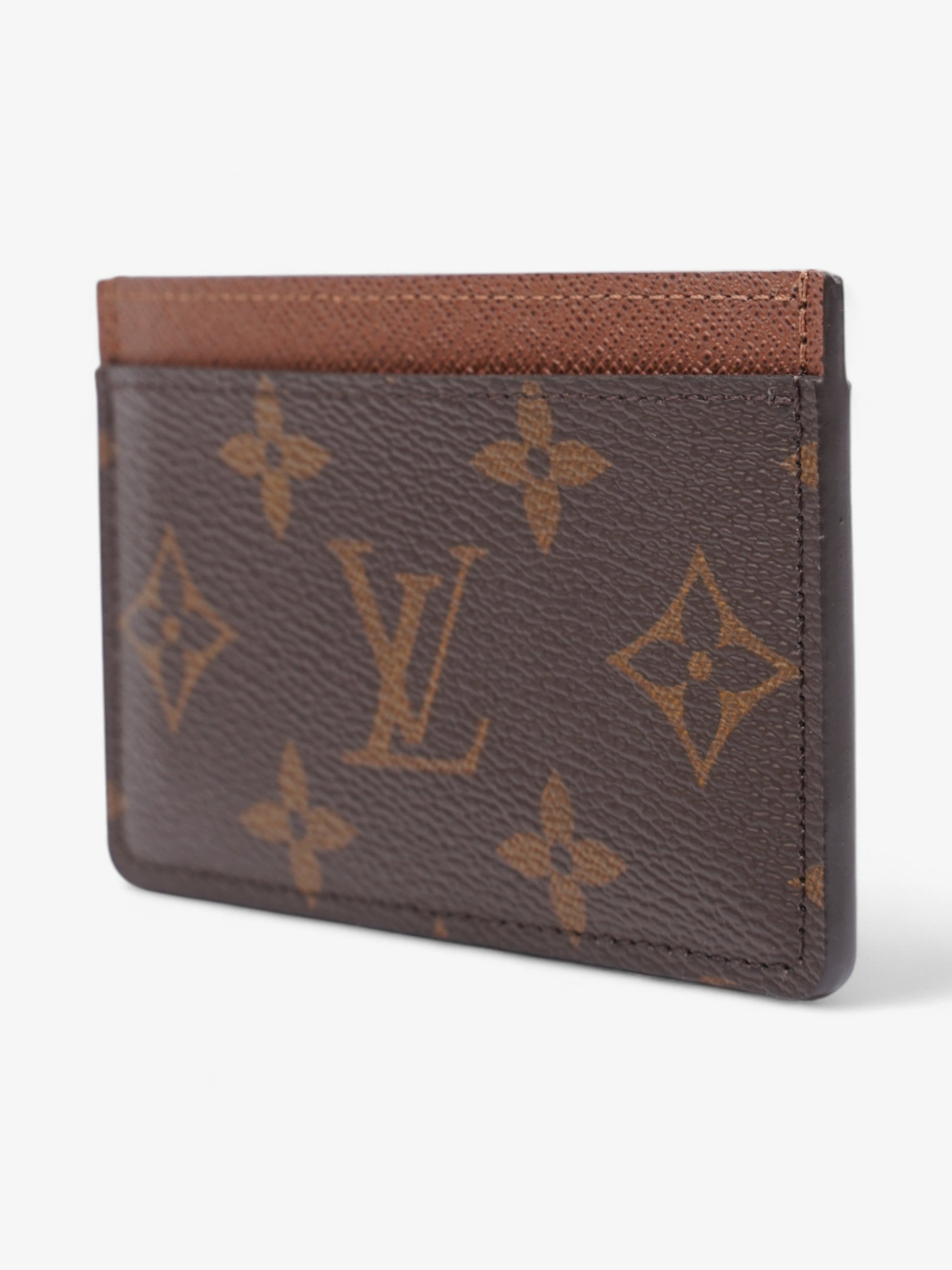 Louis Vuitton Card Holder Coated Monogram Canvas Coated Canvas Wallet Case