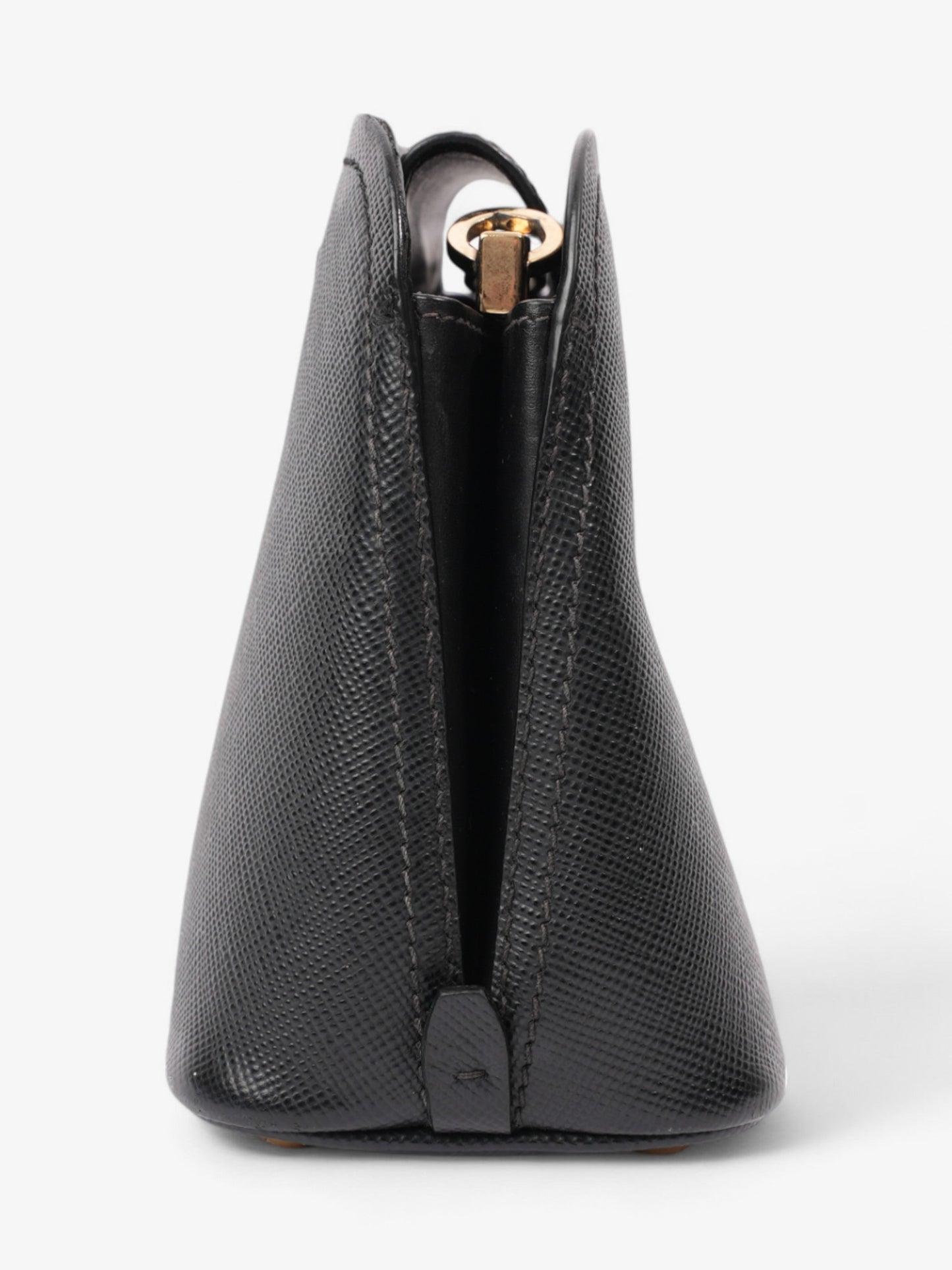 Prada Matinee Crossbody Bag Leather Saffiano Black