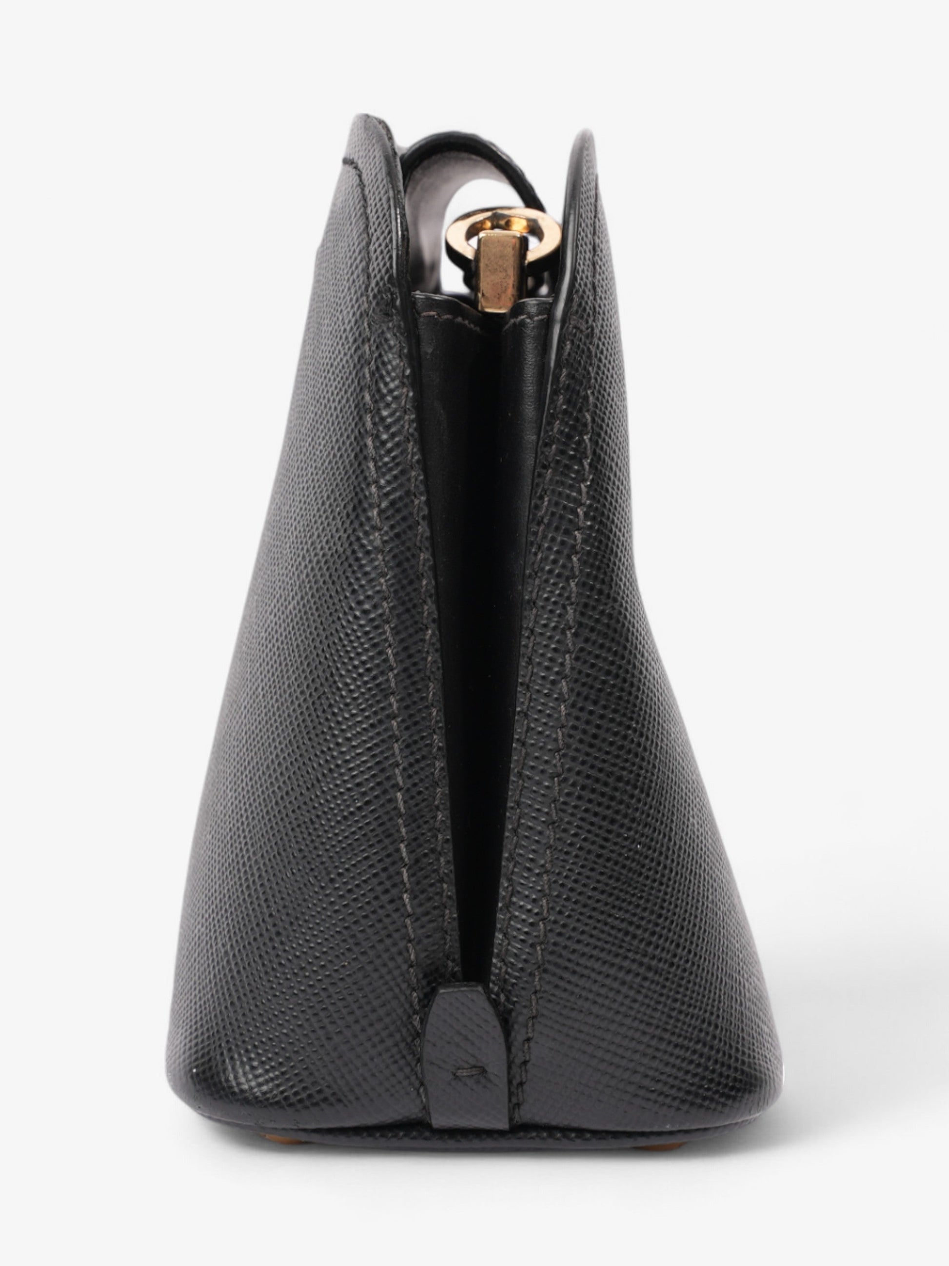 Prada Matinee Crossbody Bag Leather Saffiano Black