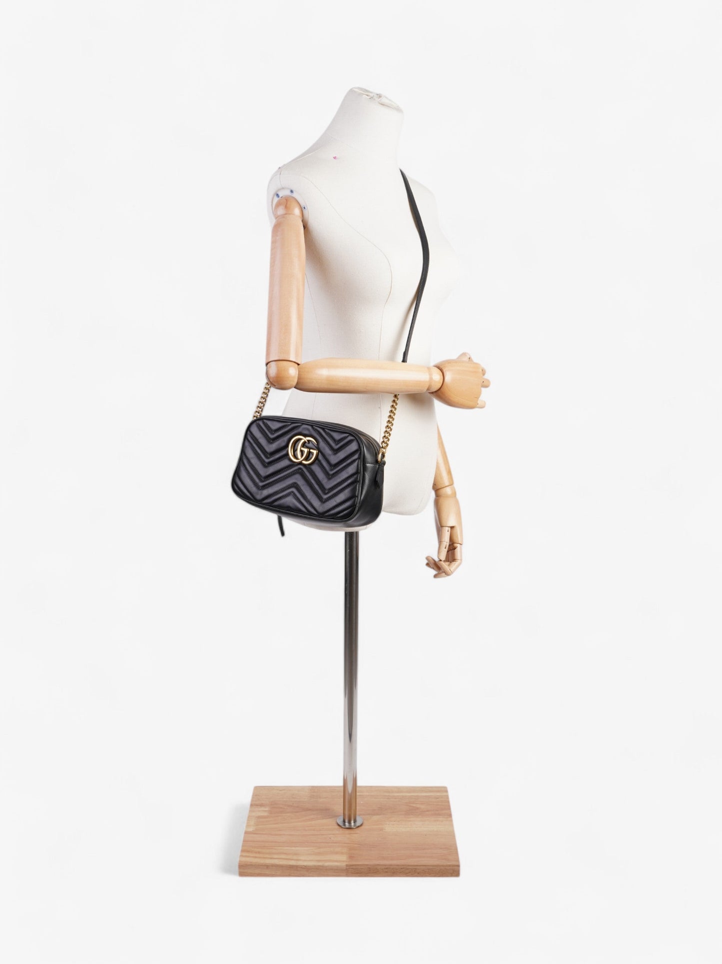 Gucci Marmont Small Crossbody Bag Leather Matelasse 14