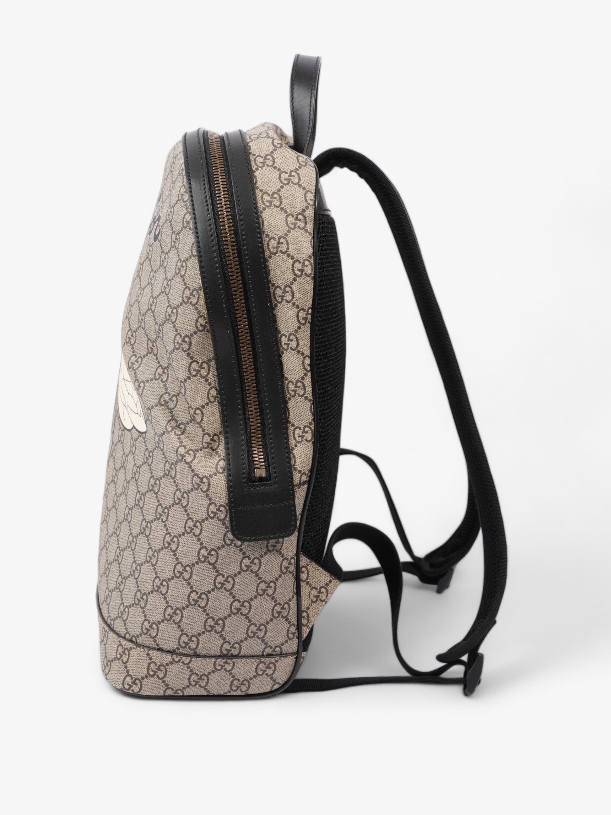 Gucci Blind For Love And Ebony Supreme Coated Canvas Black Backpack