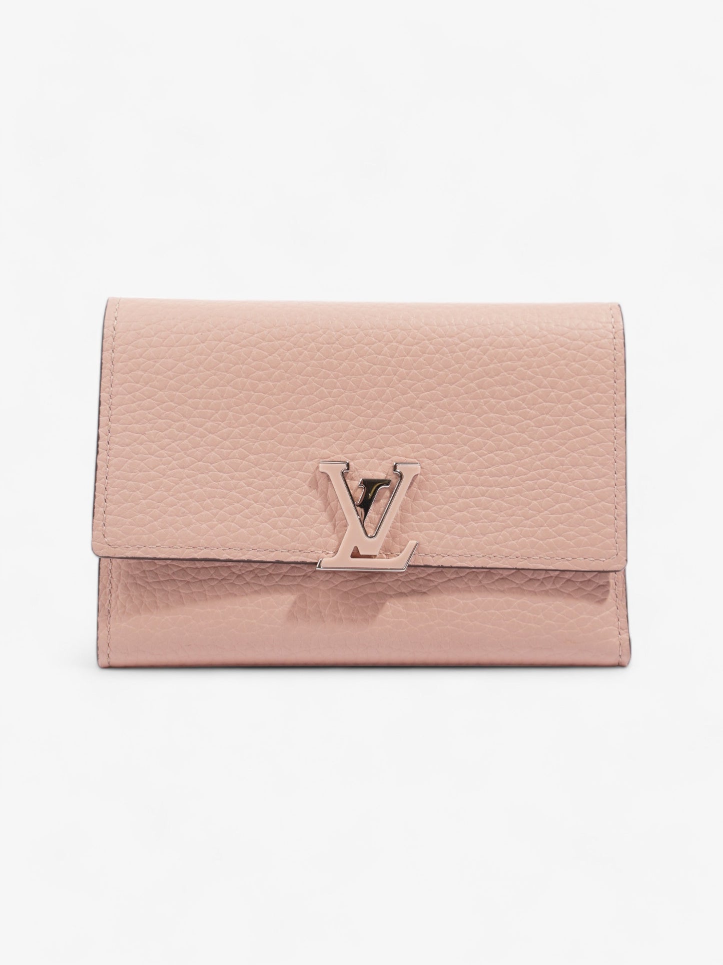 Louis Vuitton Capucines Taurillon Leather Pink Wallet Case