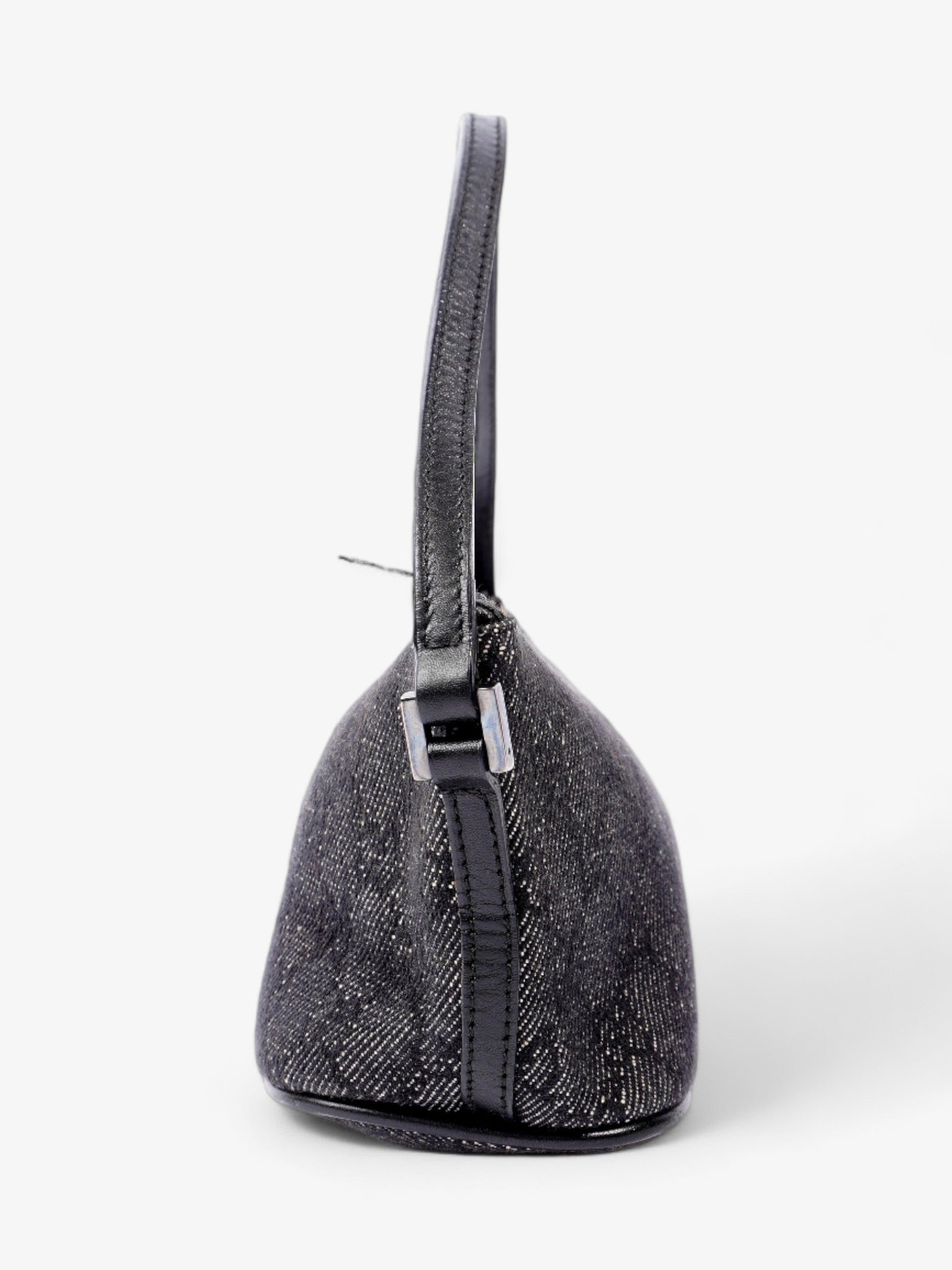 Gucci Pochette Boat Baguette Shoulder Bag Canvas Black