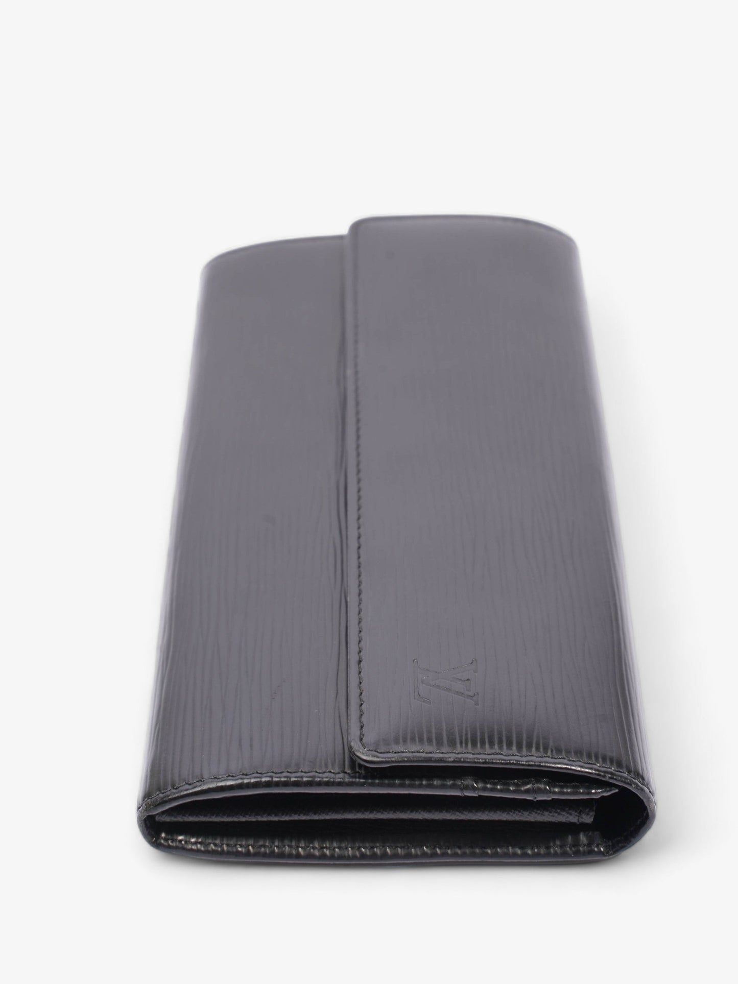 Louis Vuitton Sarah Black Leather Epi Wallet Case Epi Leather