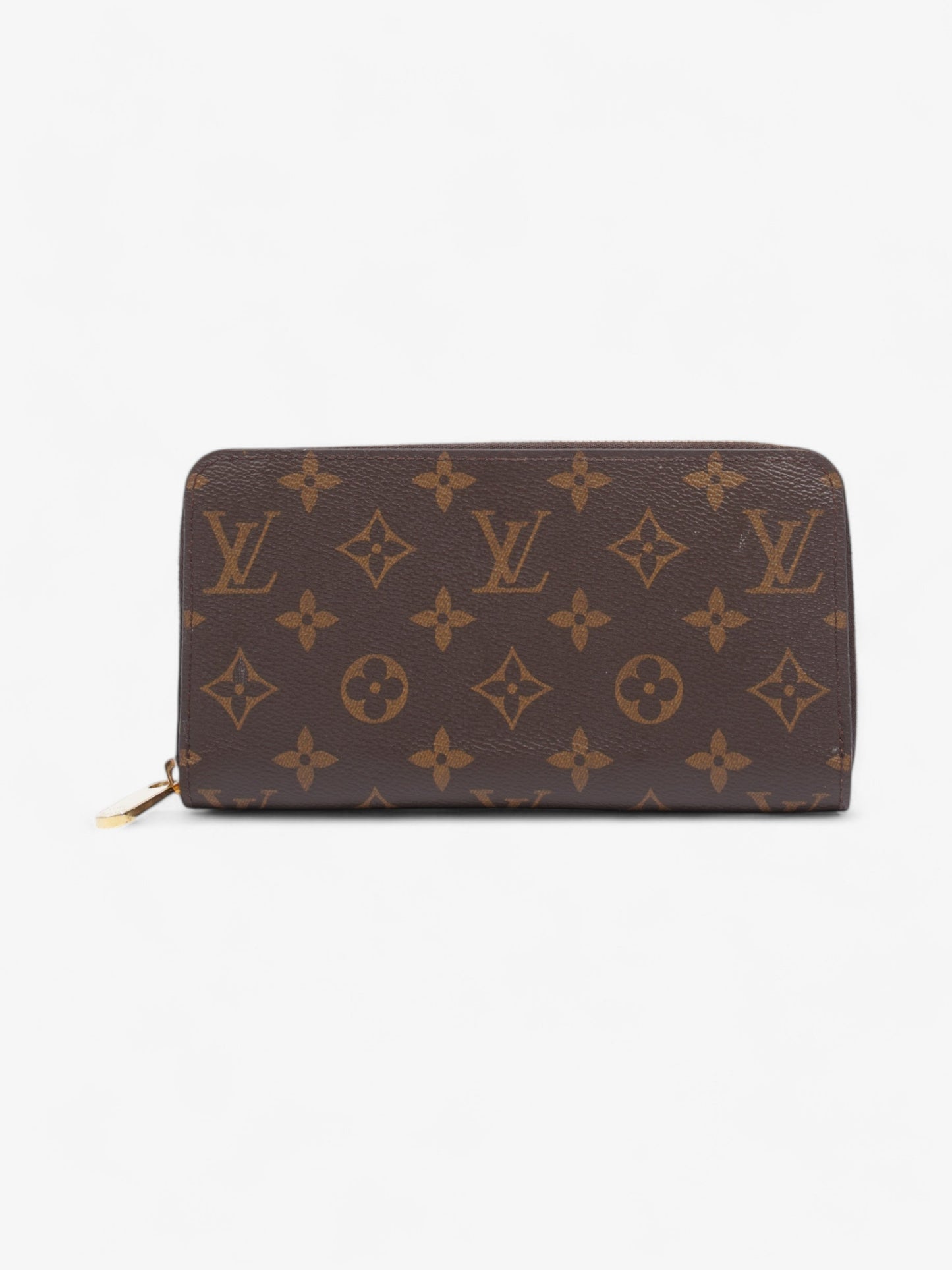 Louis Vuitton Zippy Monogram Canvas Gold Wallet Case