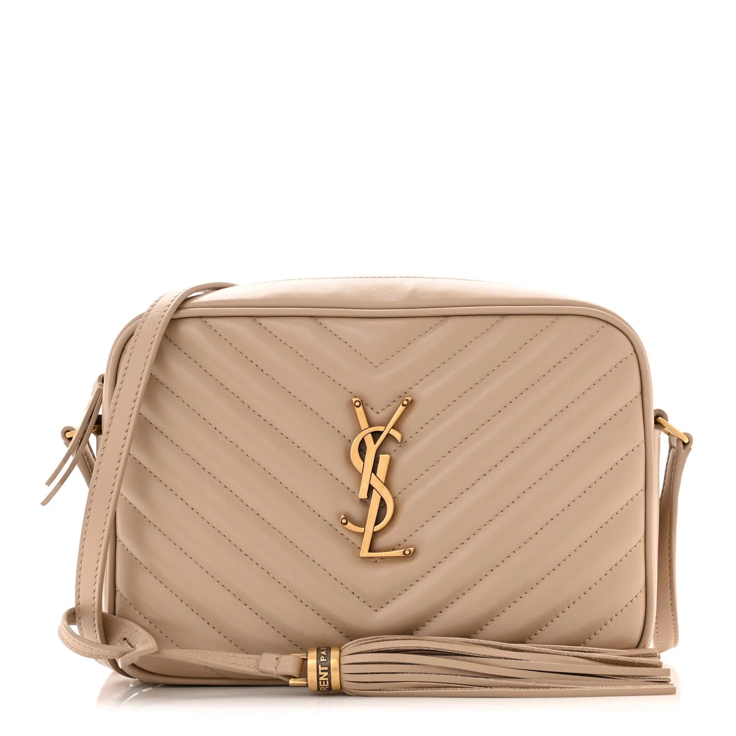 YSL Saint Laurent Yves Lou Camera Bag Quilted Travel Bag
