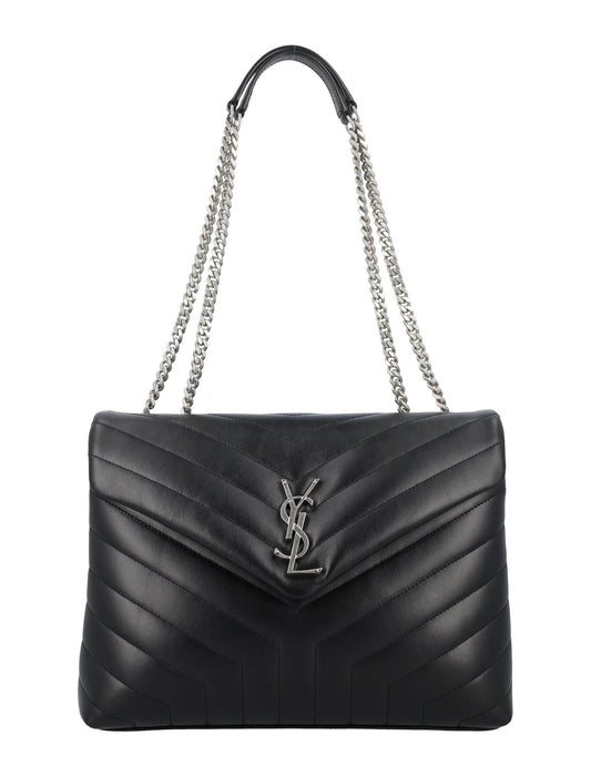 YSL Saint Laurent Yves Loulou Bag Quilted Medium Shoulder Bag