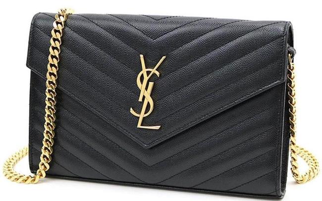 YSL Saint Laurent Envelope Crossbody Monogram Crossbody Bag