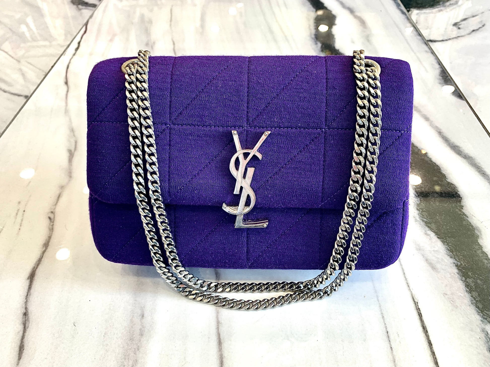 YSL Saint Laurent YSL Saint Carre Rive Gauce Bag Travel Bag
