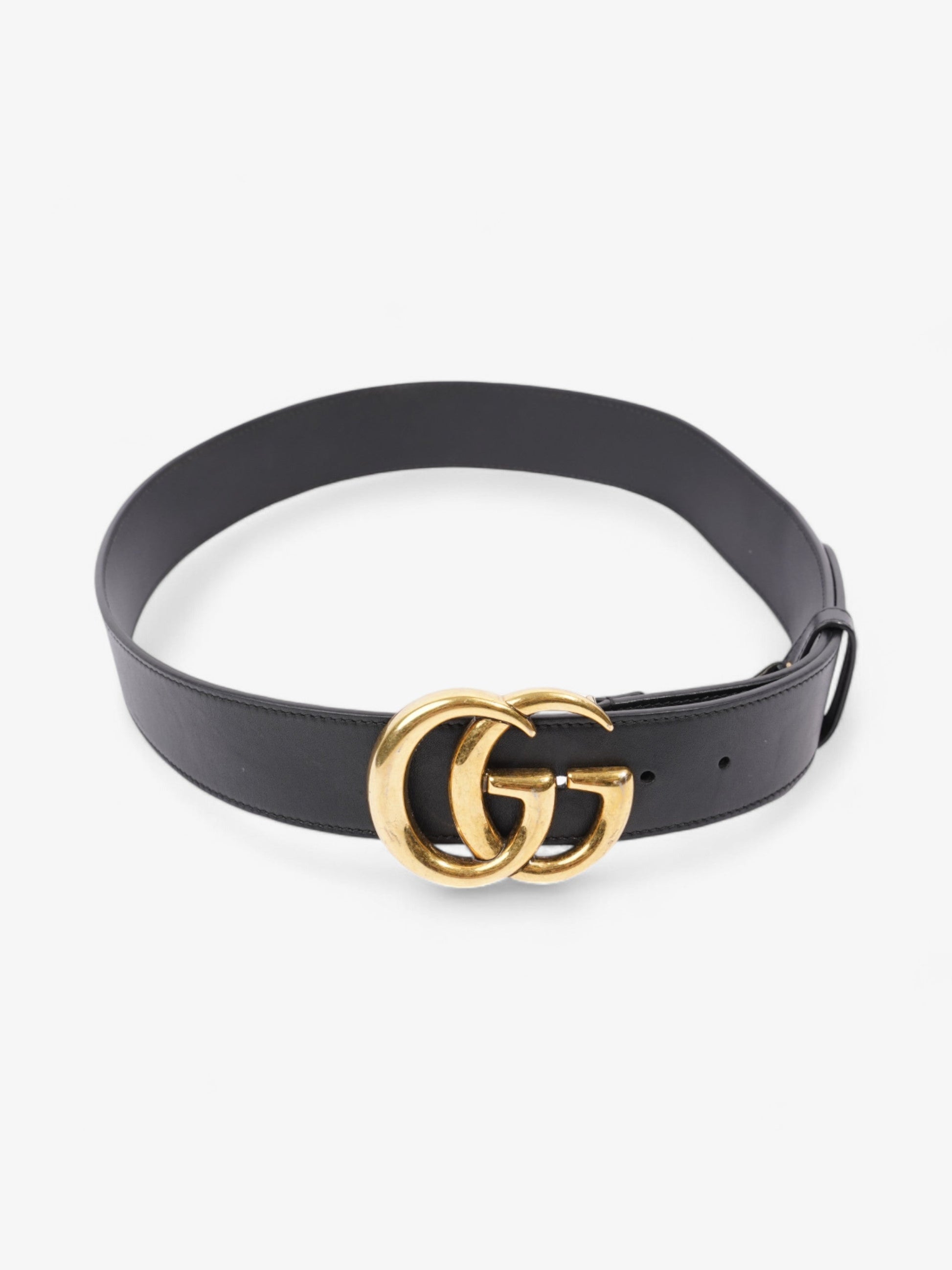 Gucci Marmont Re Edition Wide Belt Handbag Leather Black Accessory 15