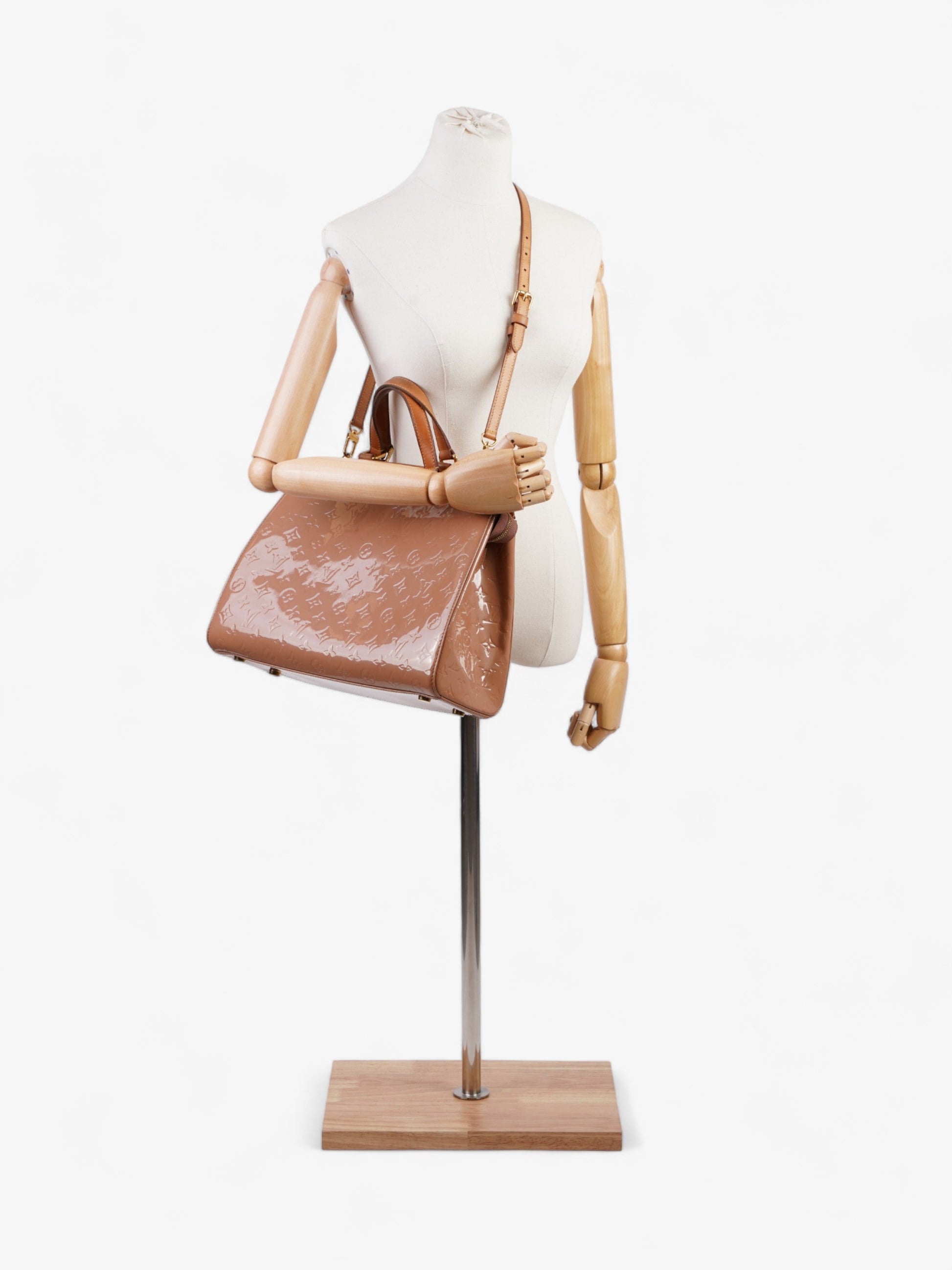 Louis Vuitton Brea Rose Florentin Patent GM Monogram Vernis Leather Handbag