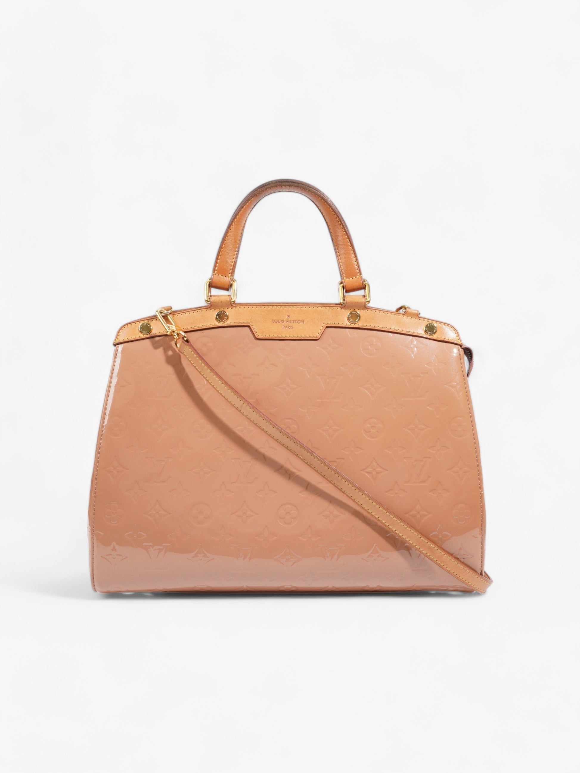 Louis Vuitton Brea Rose Florentin Patent GM Monogram Vernis Leather Handbag