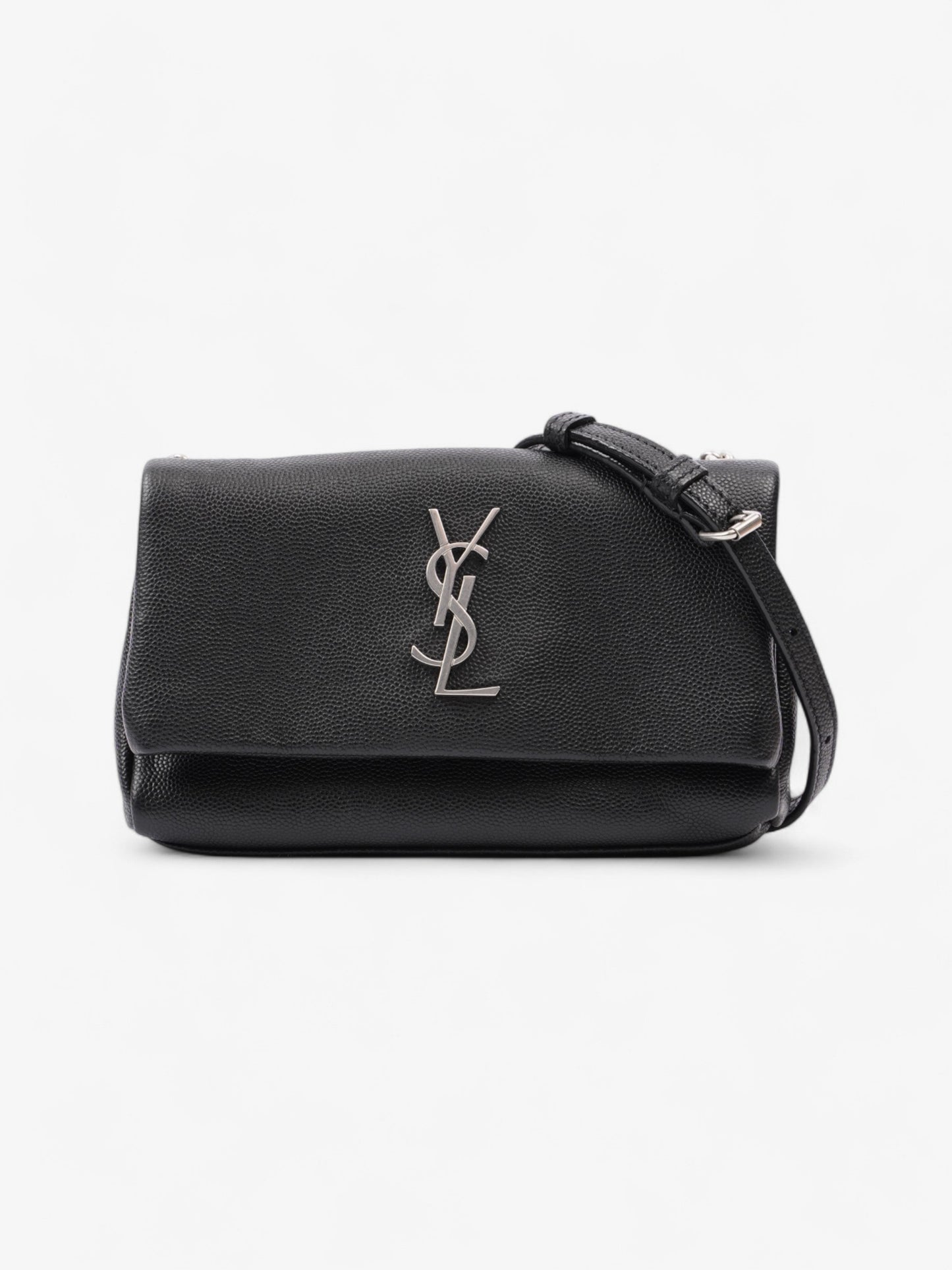 YSL Saint Laurent West Hollywood Calfskin Crossbody Bag Leather Black Toy