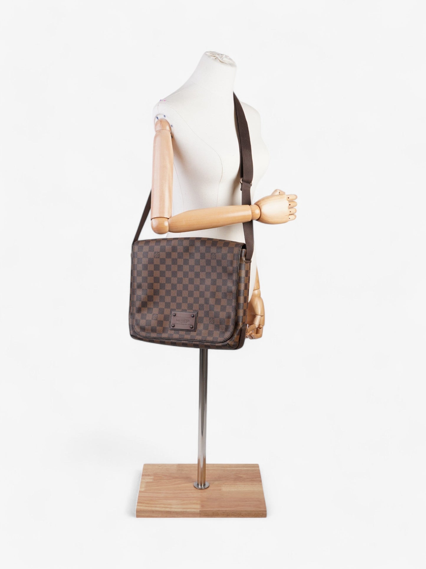 Louis Vuitton Brooklyn Ebene MM Damier Canvas Handbag