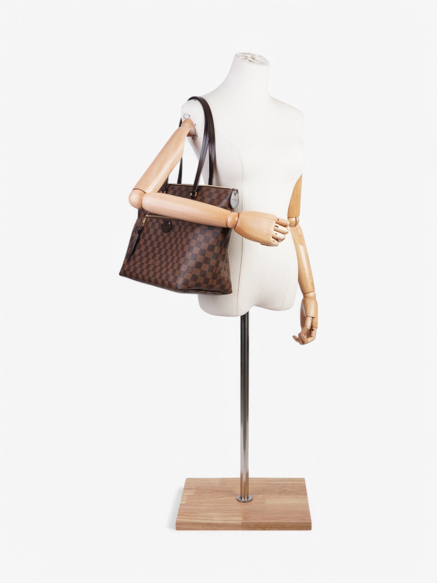 Louis Vuitton Lena MM Damier Ebene Coated Canvas Apparel