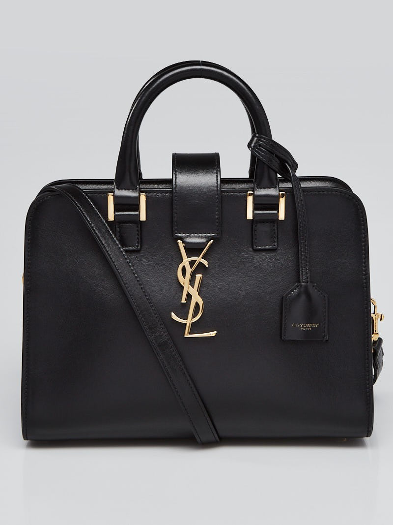 YSL Saint Laurent Yves Cabas Bag Leather Monogram Baby Travel Bag