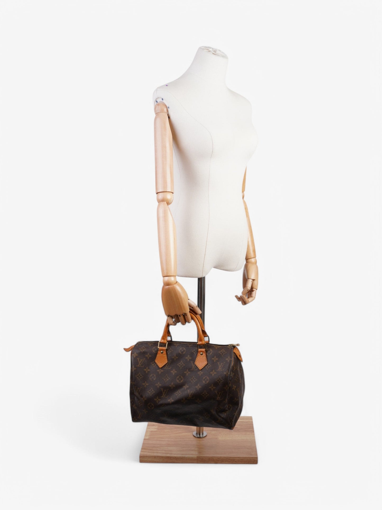 Louis Vuitton Speedy Coated 30 Monogram Canvas Coated Canvas Apparel Canvas 221