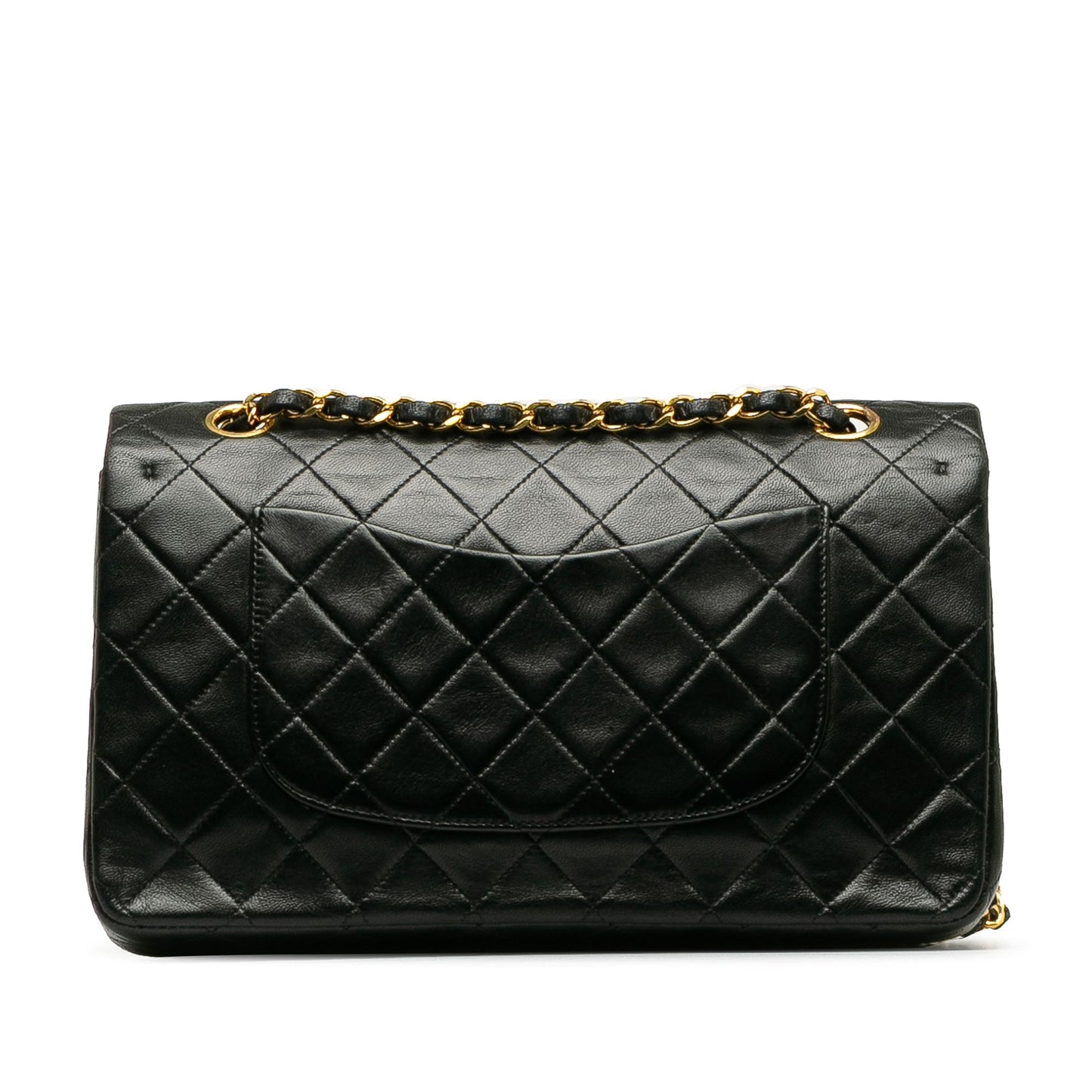 CHANEL Medium Classic Lambskin Double Flap Shoulder Bag