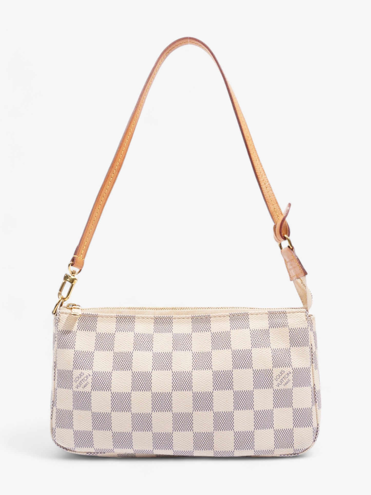Louis Vuitton Pochette Accessoires Azur Coated Damier Canvas Coated Canvas Apparel Canvas 1